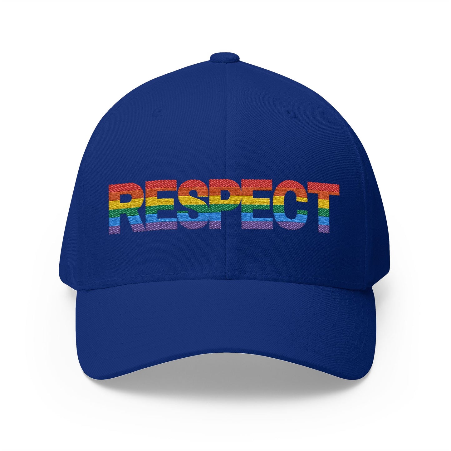 Pride Embroidered Cap - Respect LGBT Hat