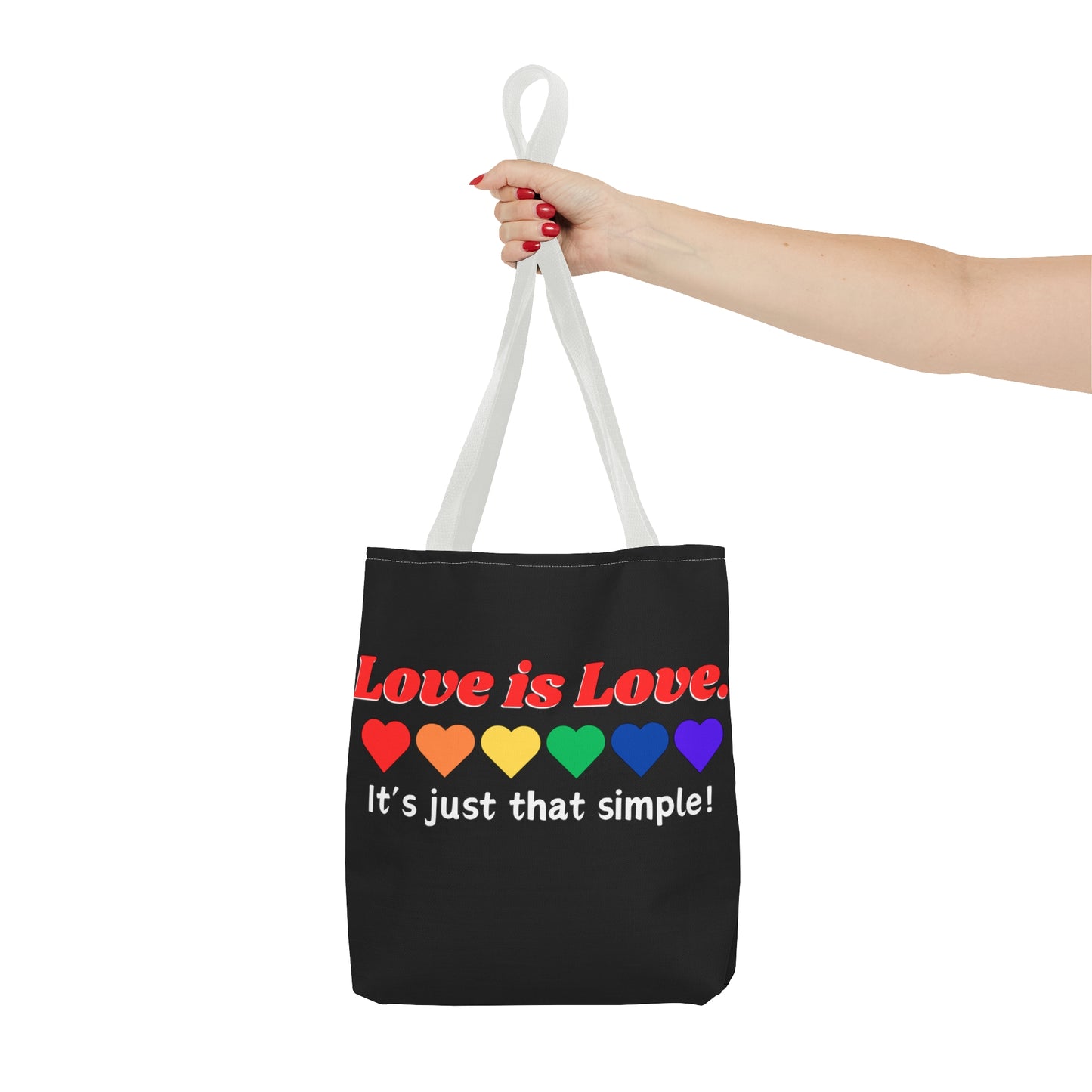 Love is Love Tote Bag (AOP)