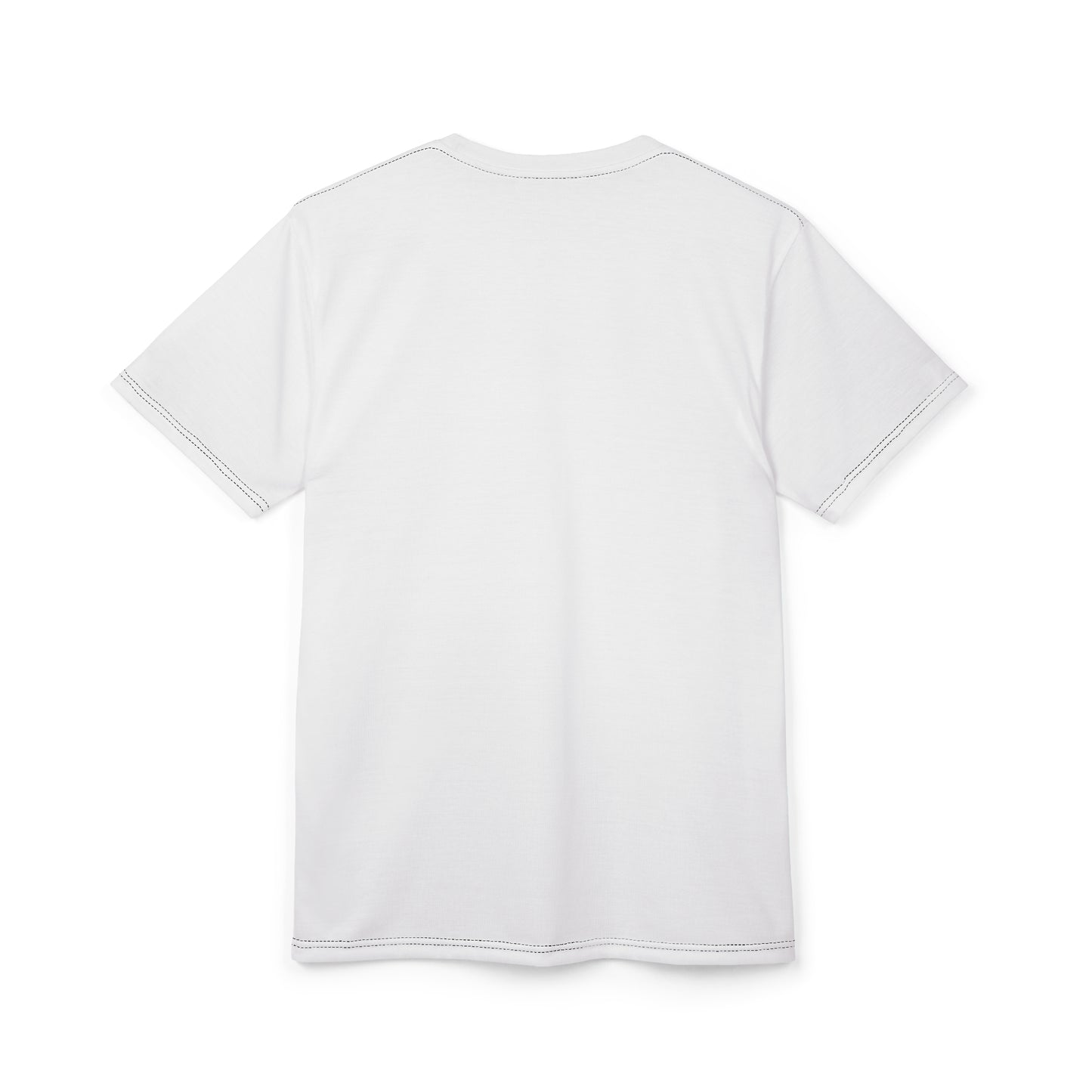 White Kente Print Unisex Cut & Sew Tee (AOP)