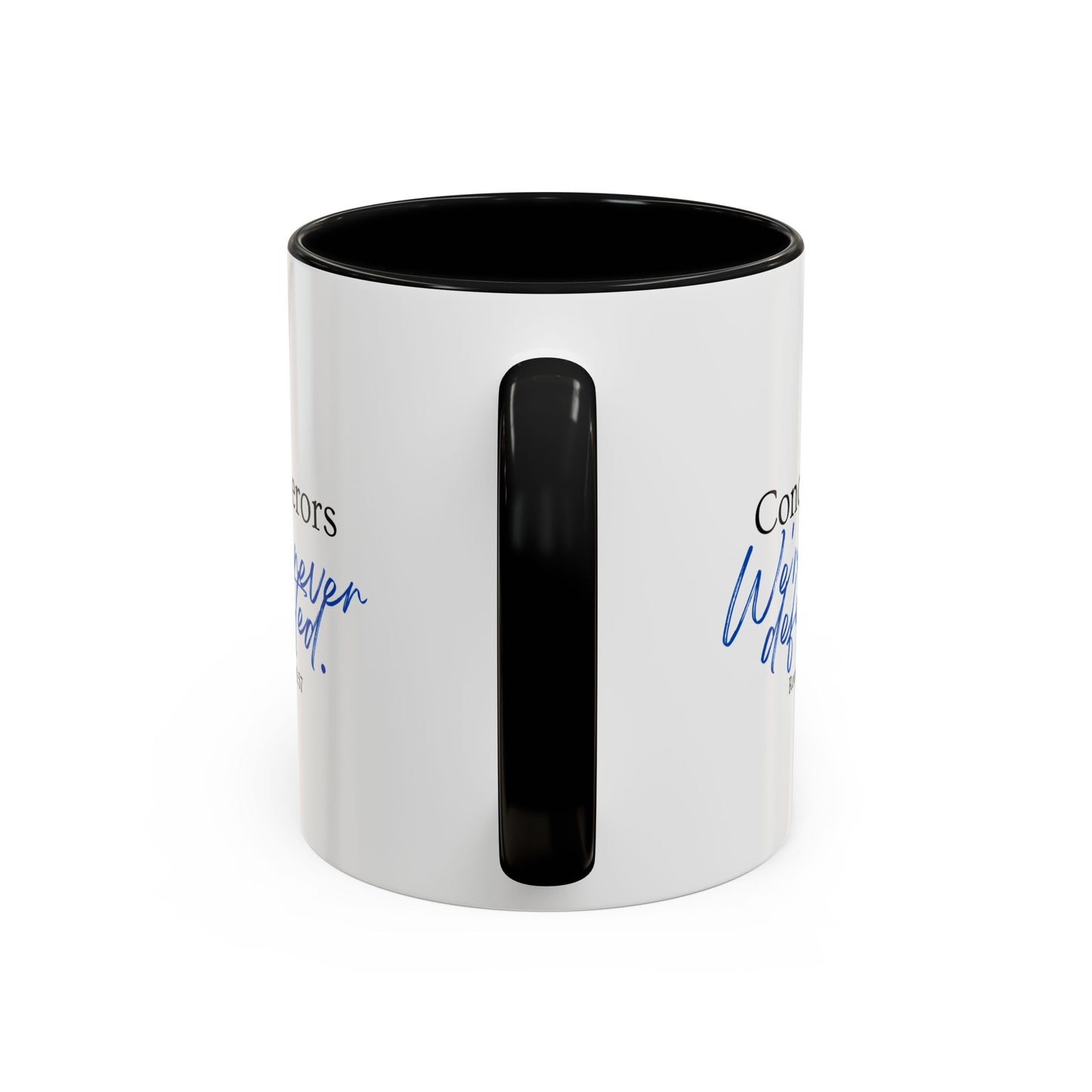 Conquerors Blue Accent Coffee Mug, 11oz