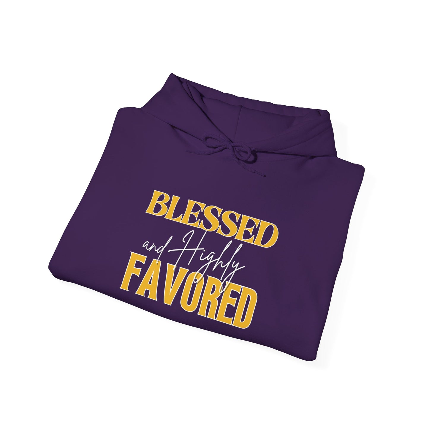Blessed and Highly Favored Unisex Heavy Blend™ Hooded Sweatshirt