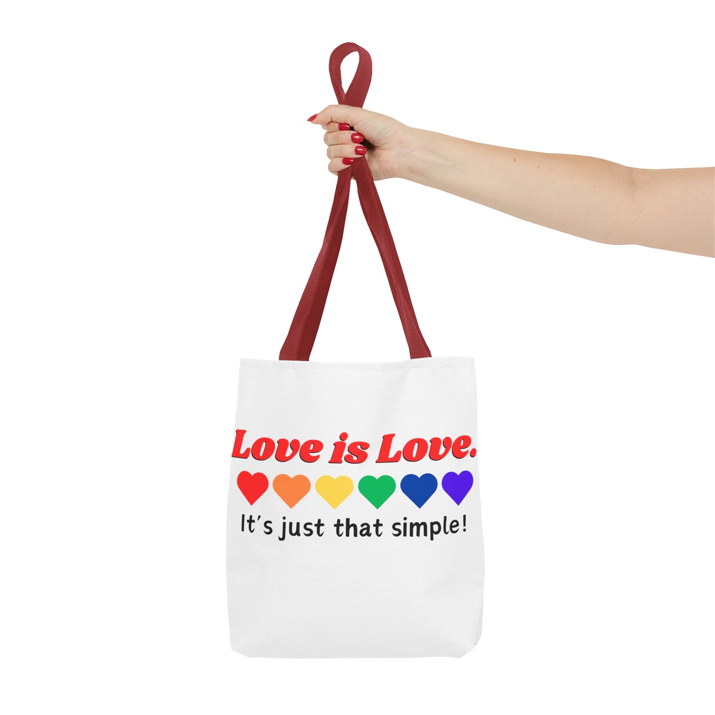 Love is Love Tote Bag (AOP)