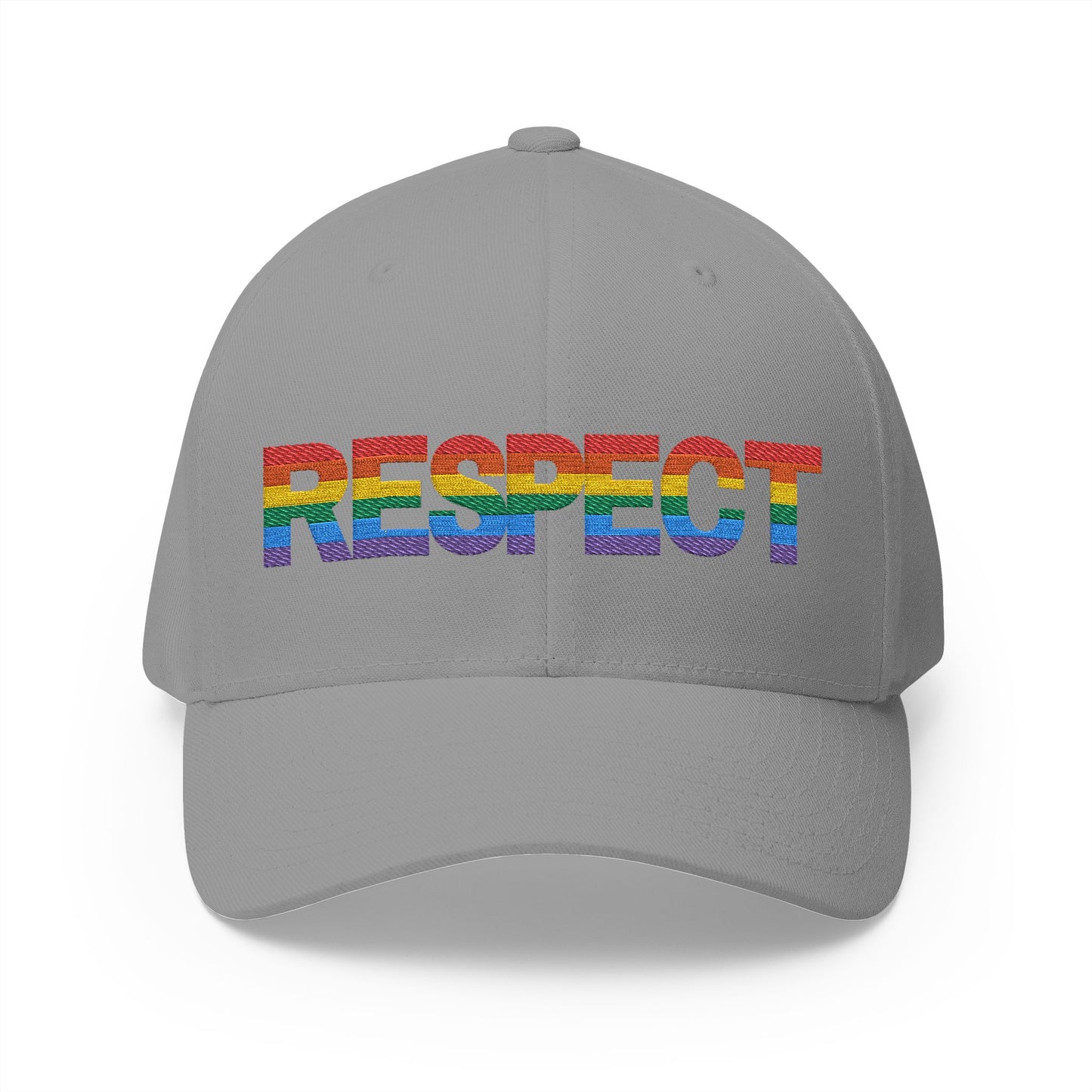 Pride Embroidered Cap - Respect LGBT Hat
