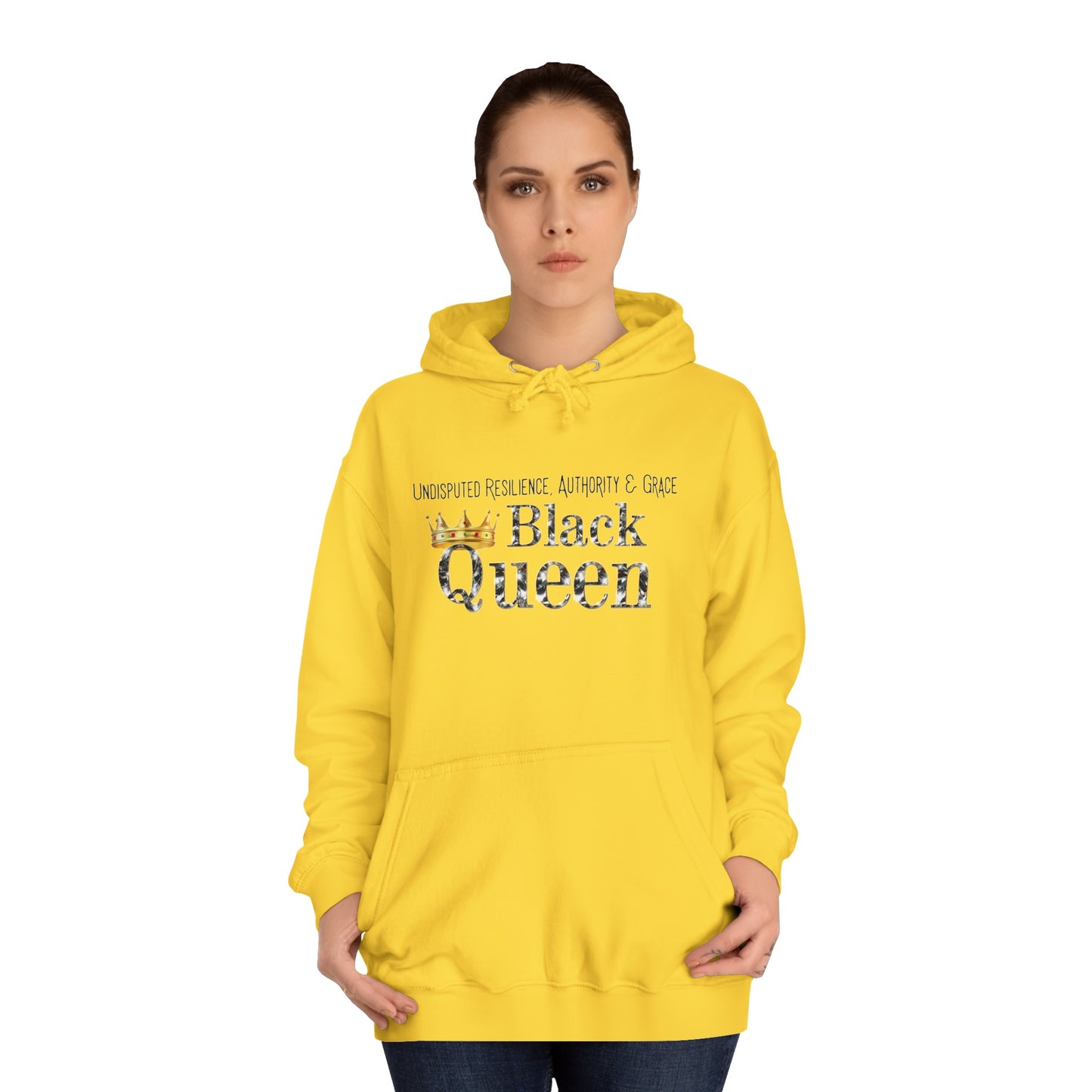 Black Queen Unisex College Hoodie