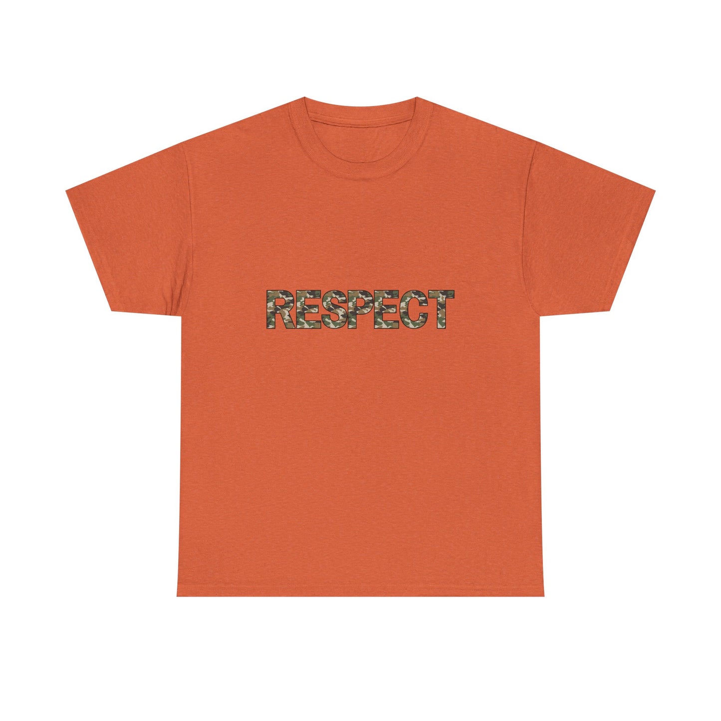Unisex Heavy Cotton Tee - Camo Respect T-Shirt