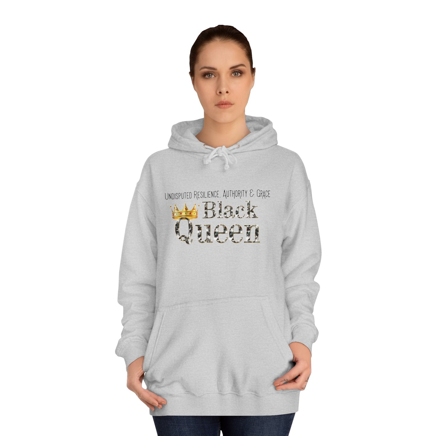 Black Queen Unisex College Hoodie