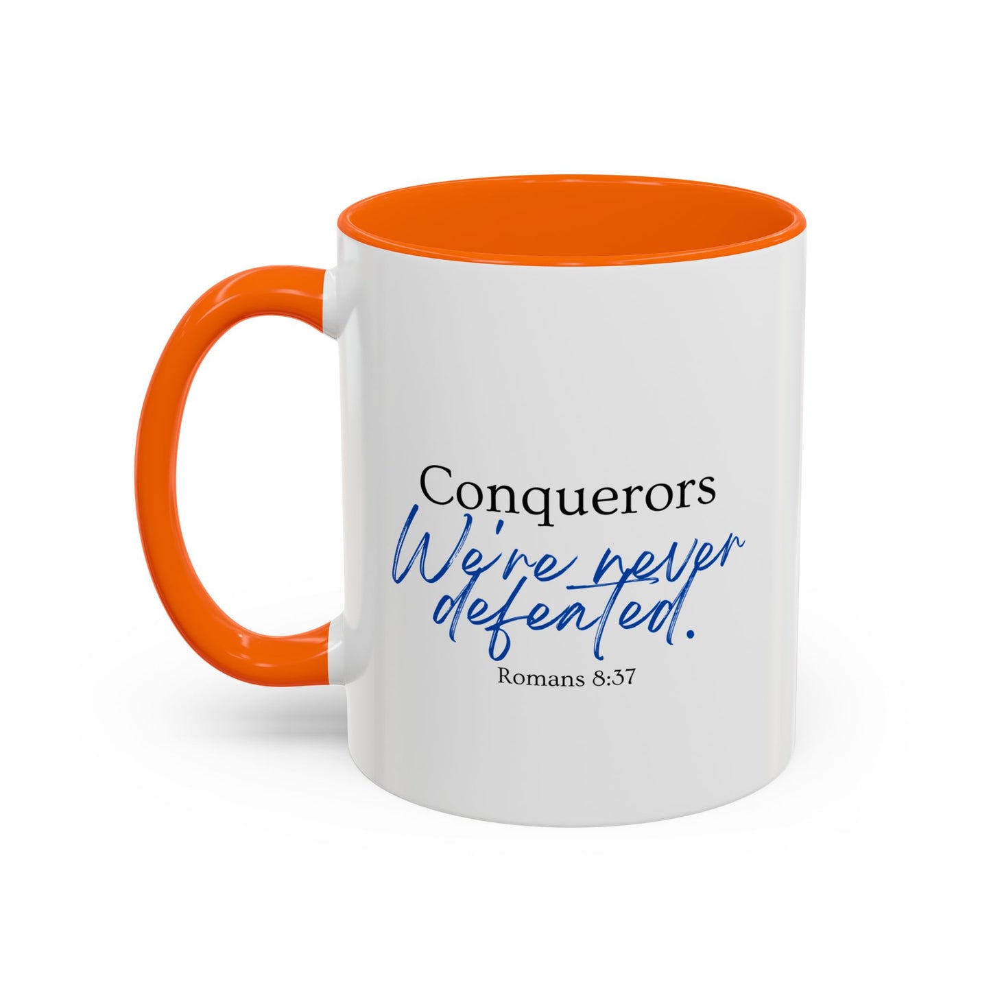 Conquerors Blue Accent Coffee Mug, 11oz