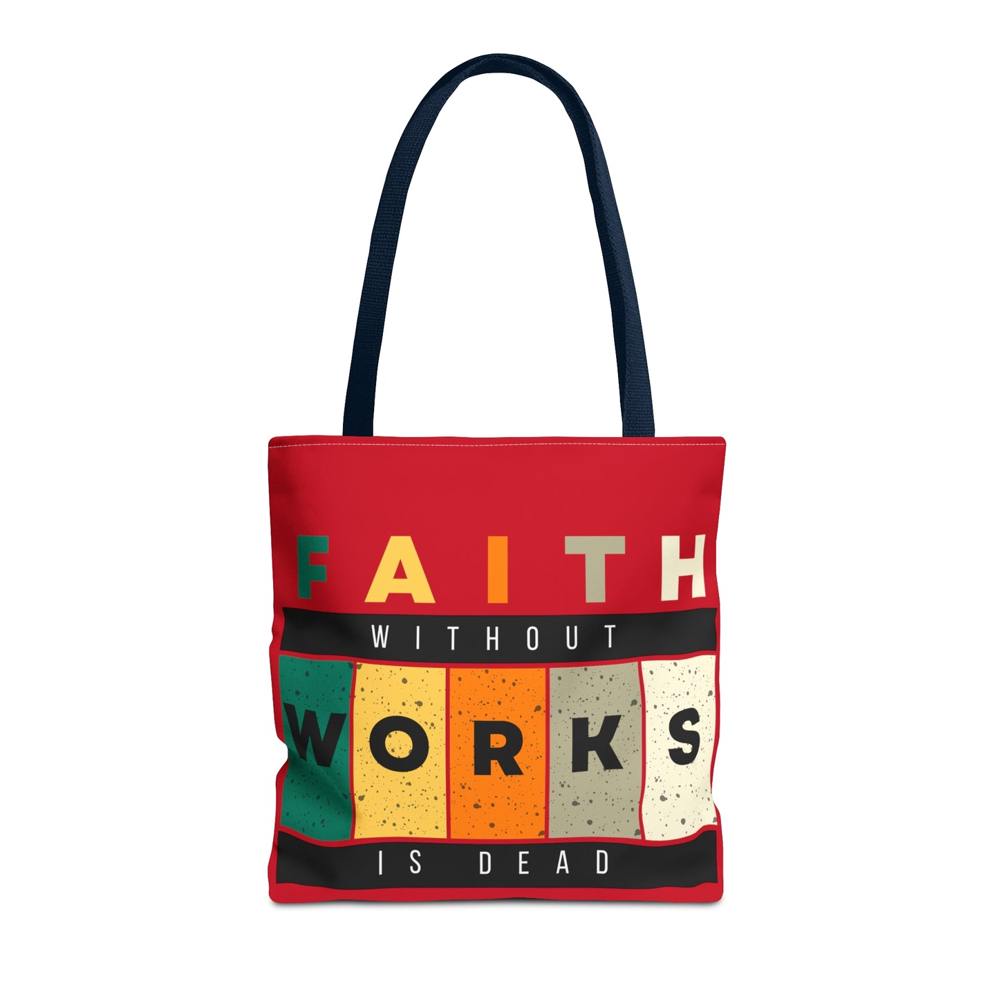 Faith Works Tote Bag (AOP)