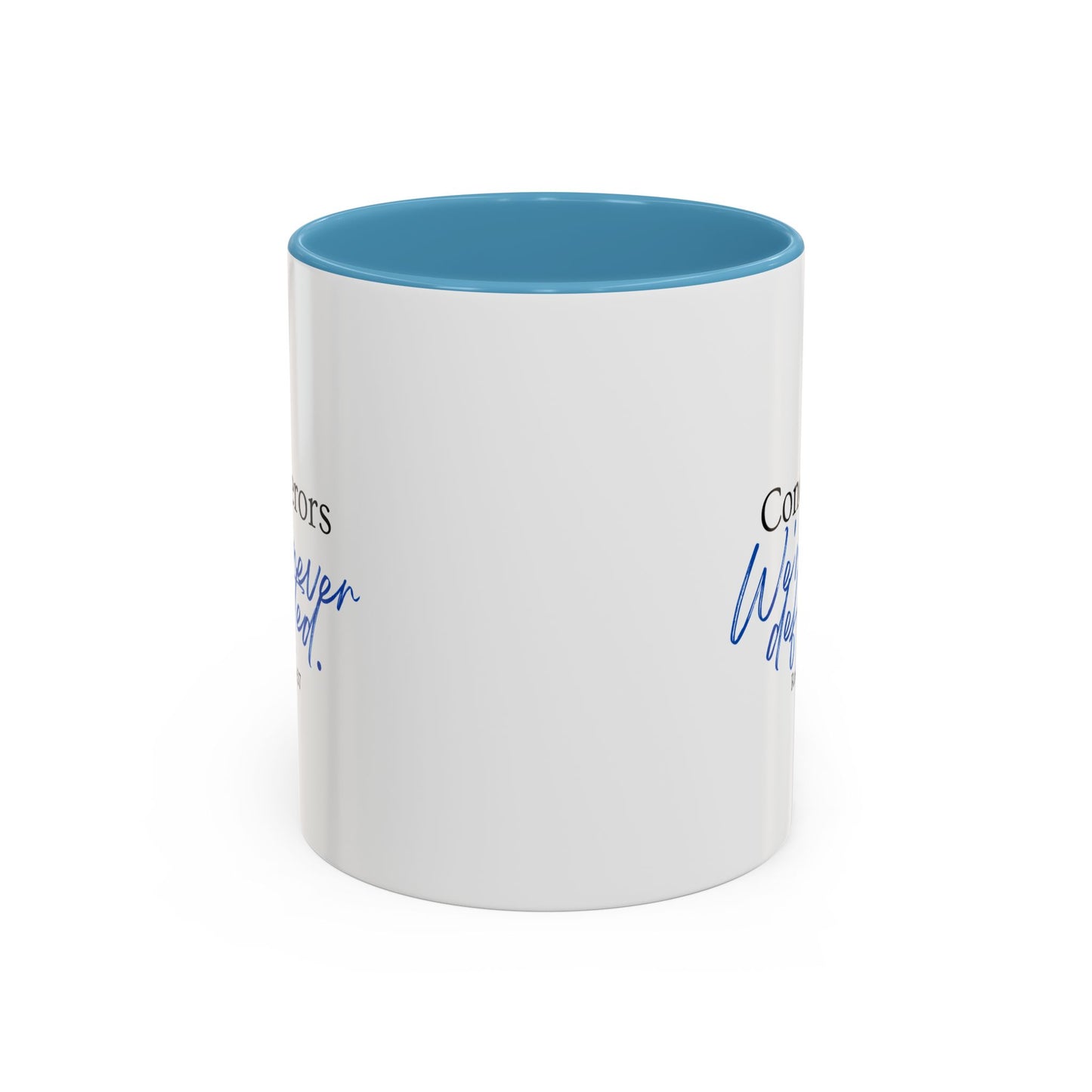 Conquerors Blue Accent Coffee Mug, 11oz