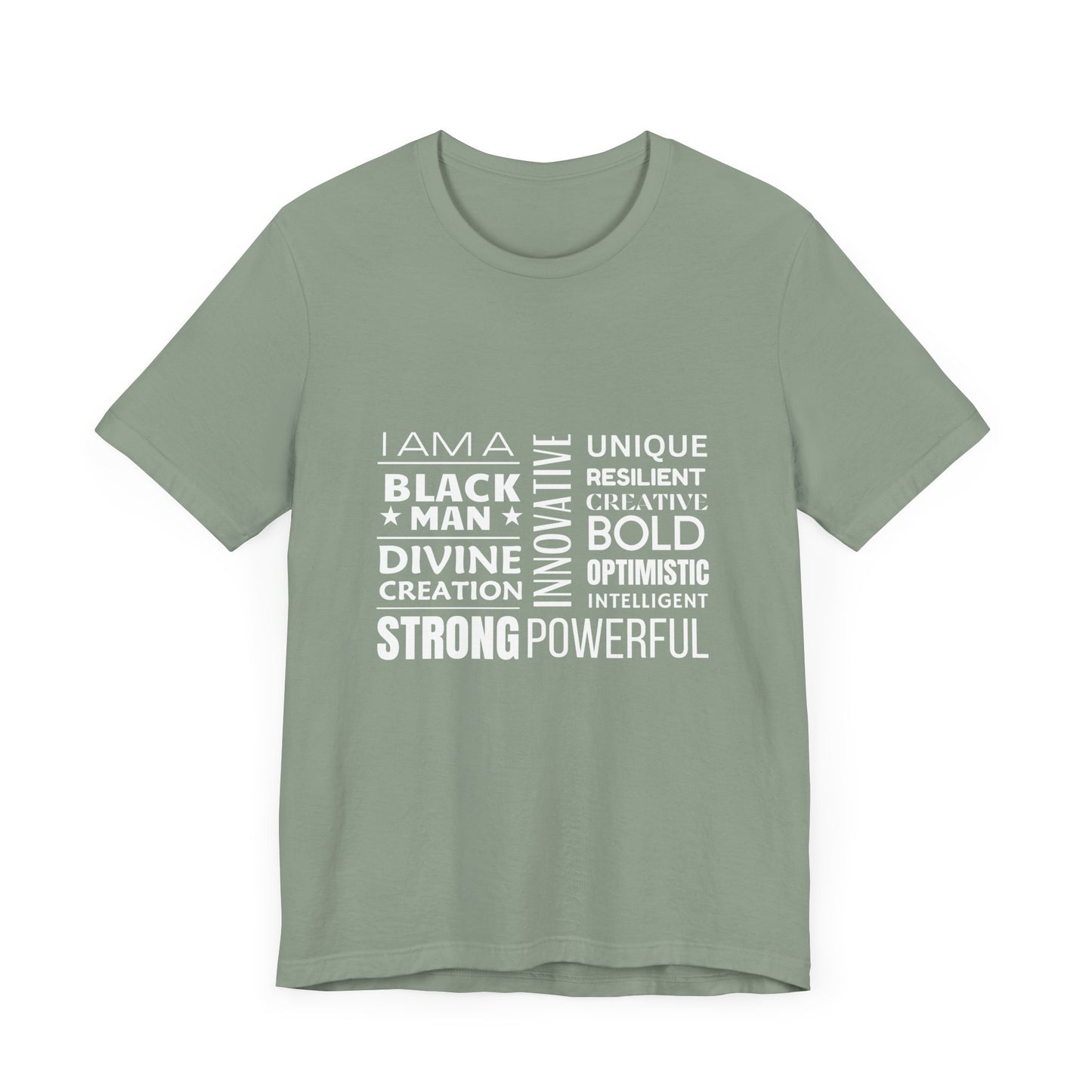 Empowering Black Man Tee - Unisex Jersey Short Sleeve T-Shirt