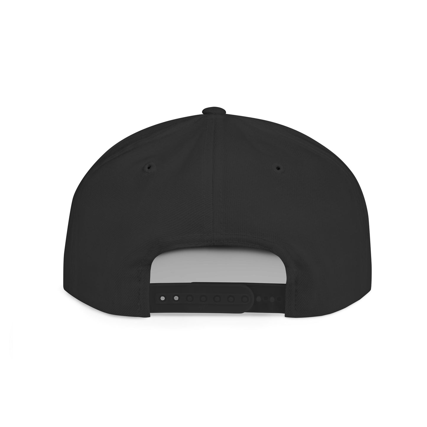 Flat Bill Snapback Hat - Stylish Black by Popular Demand Cap