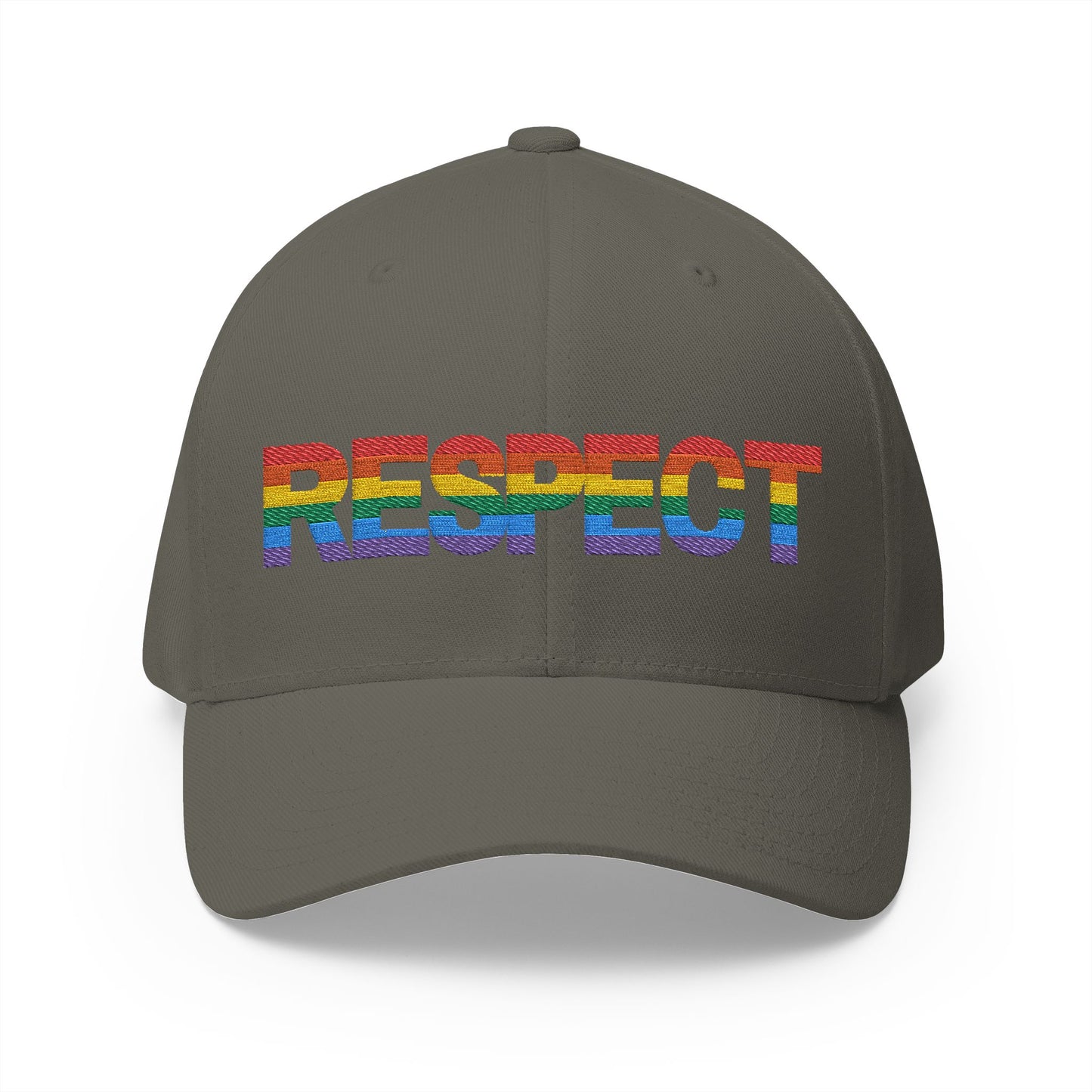 Pride Embroidered Cap - Respect LGBT Hat
