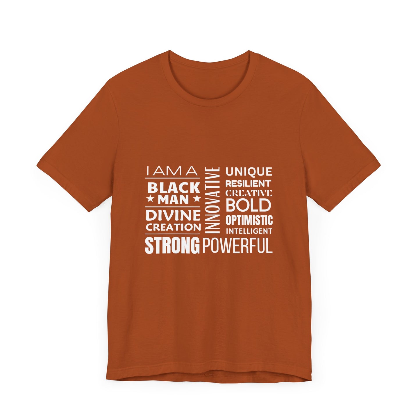Empowering Black Man Tee - Unisex Jersey Short Sleeve T-Shirt