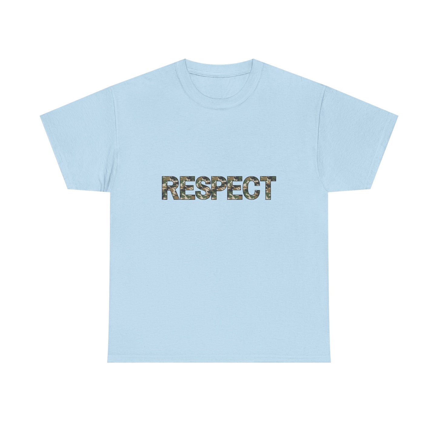 Unisex Heavy Cotton Tee - Camo Respect T-Shirt