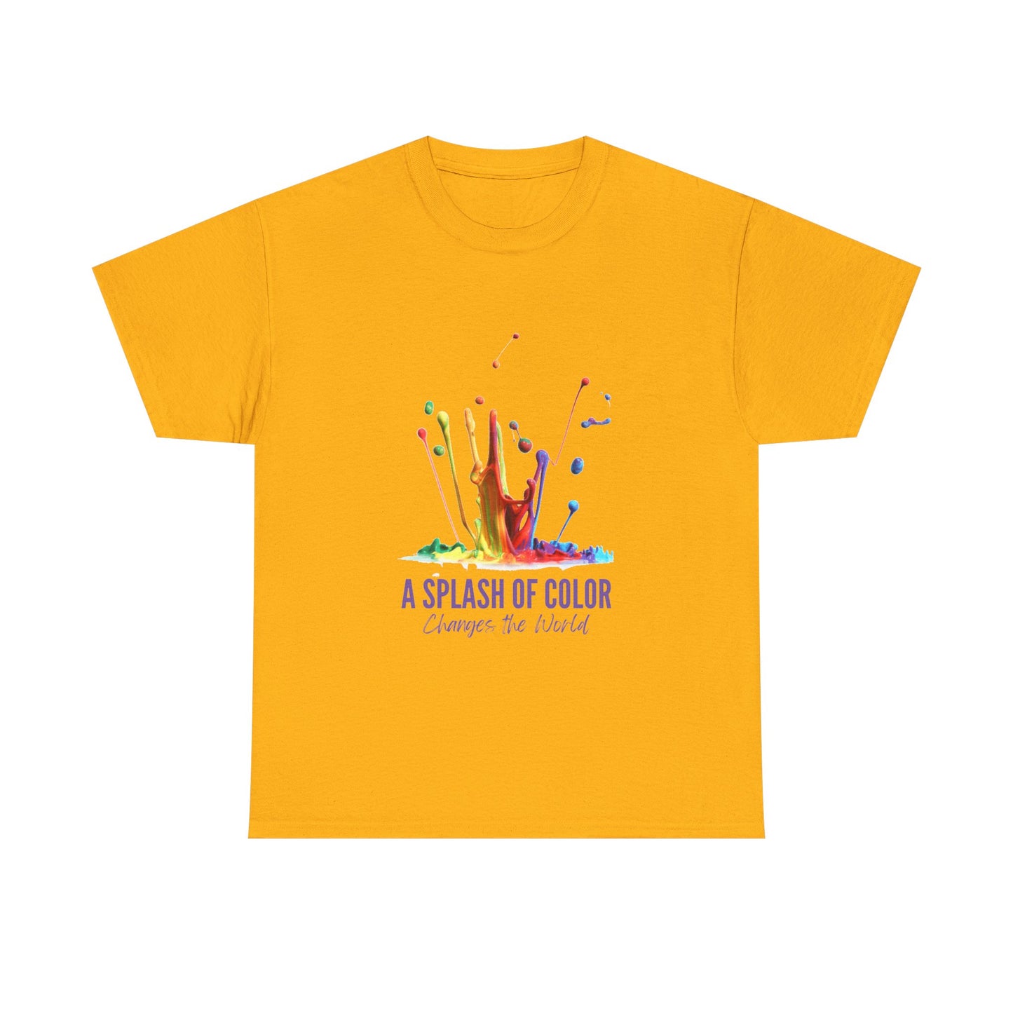 A Splash of Color Unisex Heavy Cotton Tee