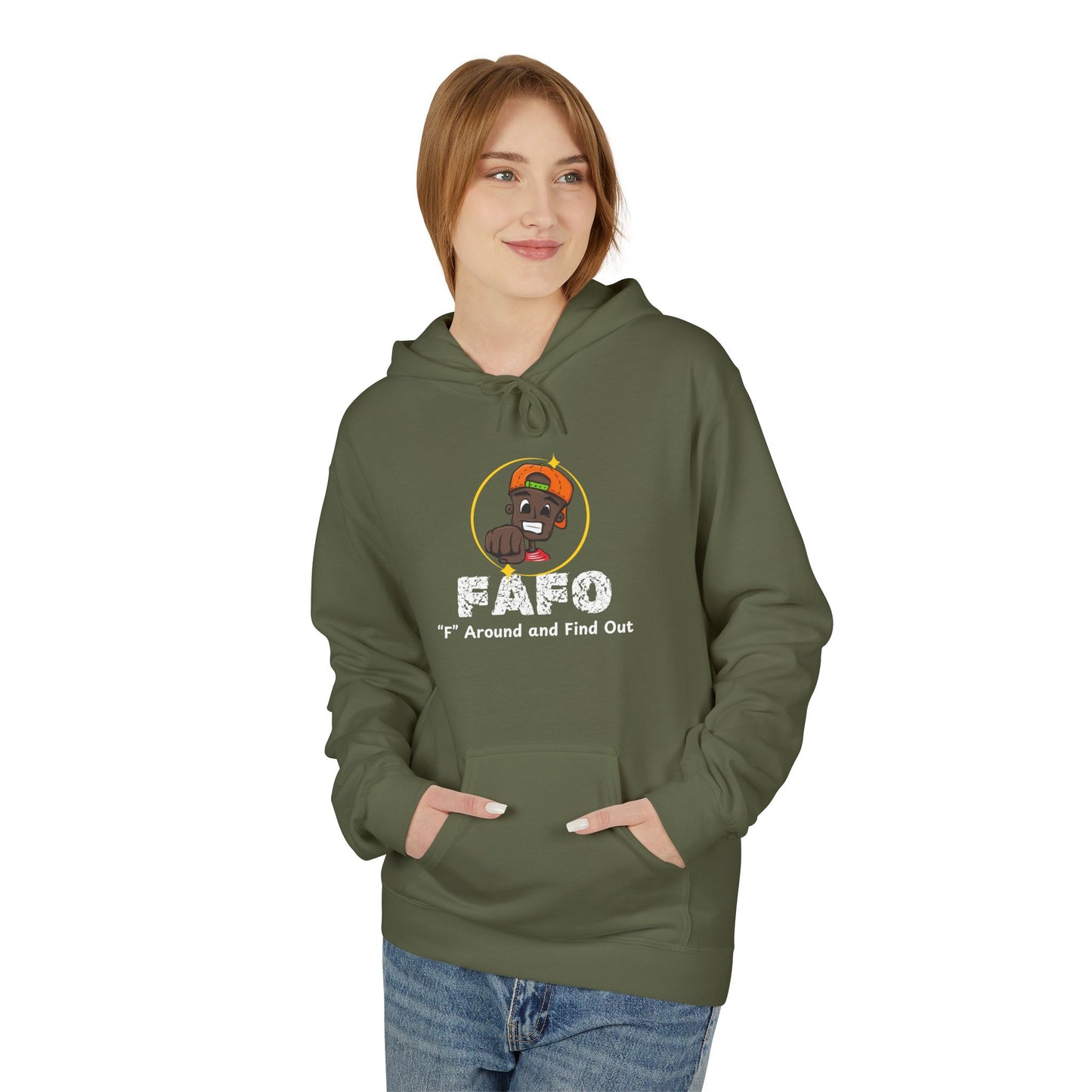 "F" Around and Find Out-Inspired Unisex Fleece Hoodie - Cozy Style & Warmth