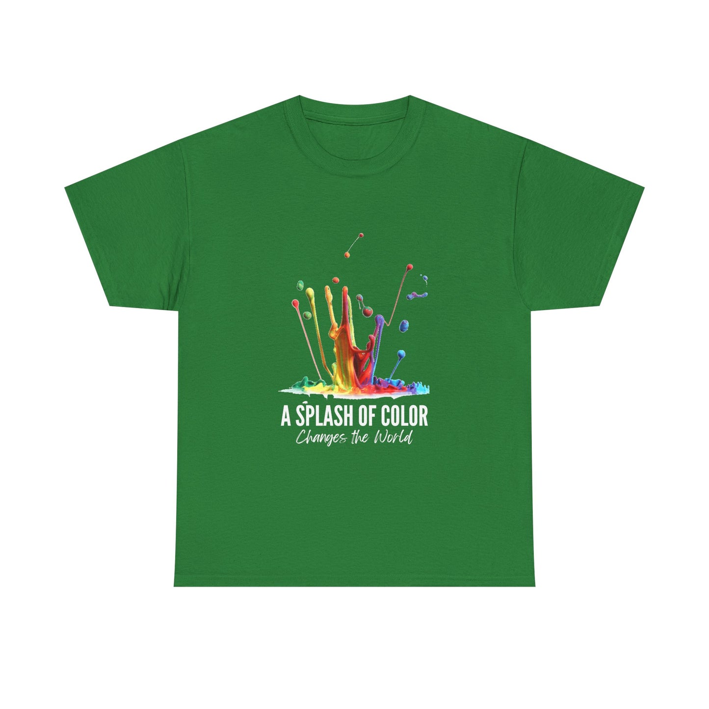 A Splash of Color Unisex Heavy Cotton Tee