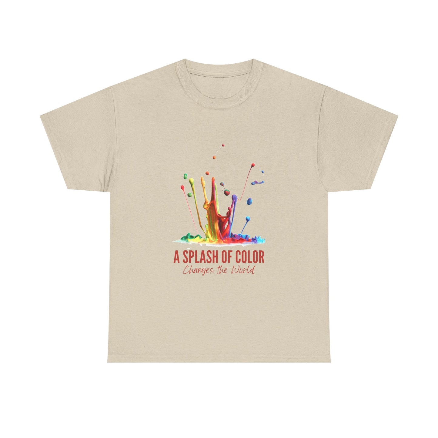 A Splash of Color Unisex Heavy Cotton Tee