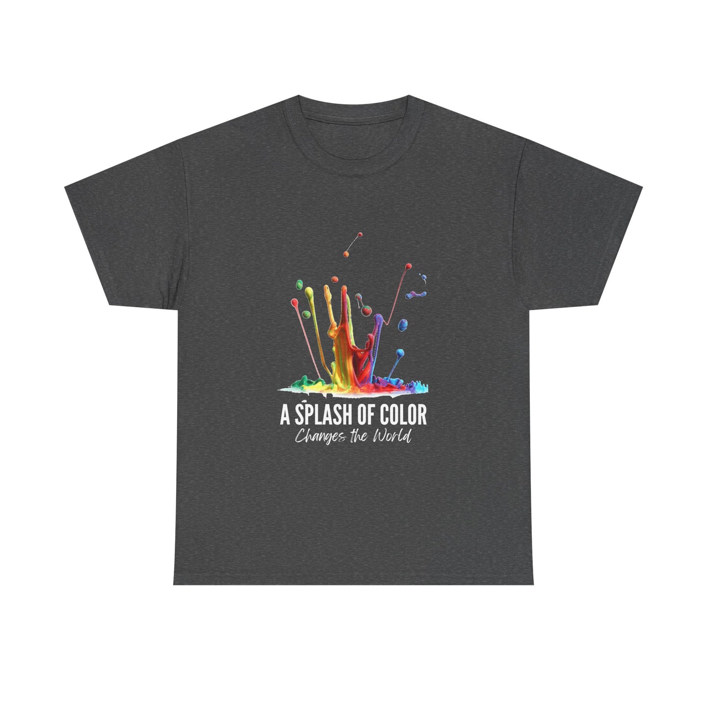 A Splash of Color Unisex Heavy Cotton Tee