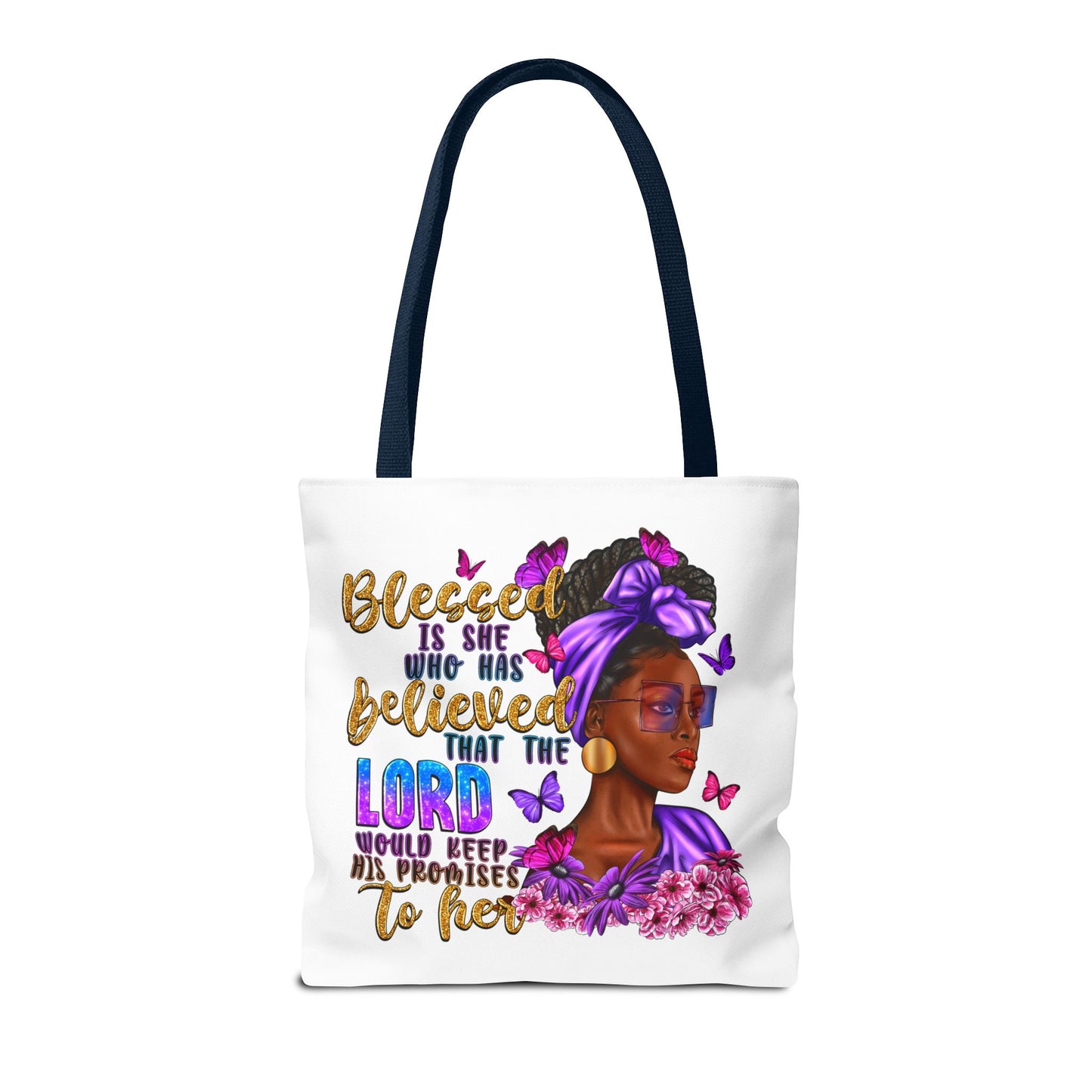 Blessed is She Tote Bag (AOP)