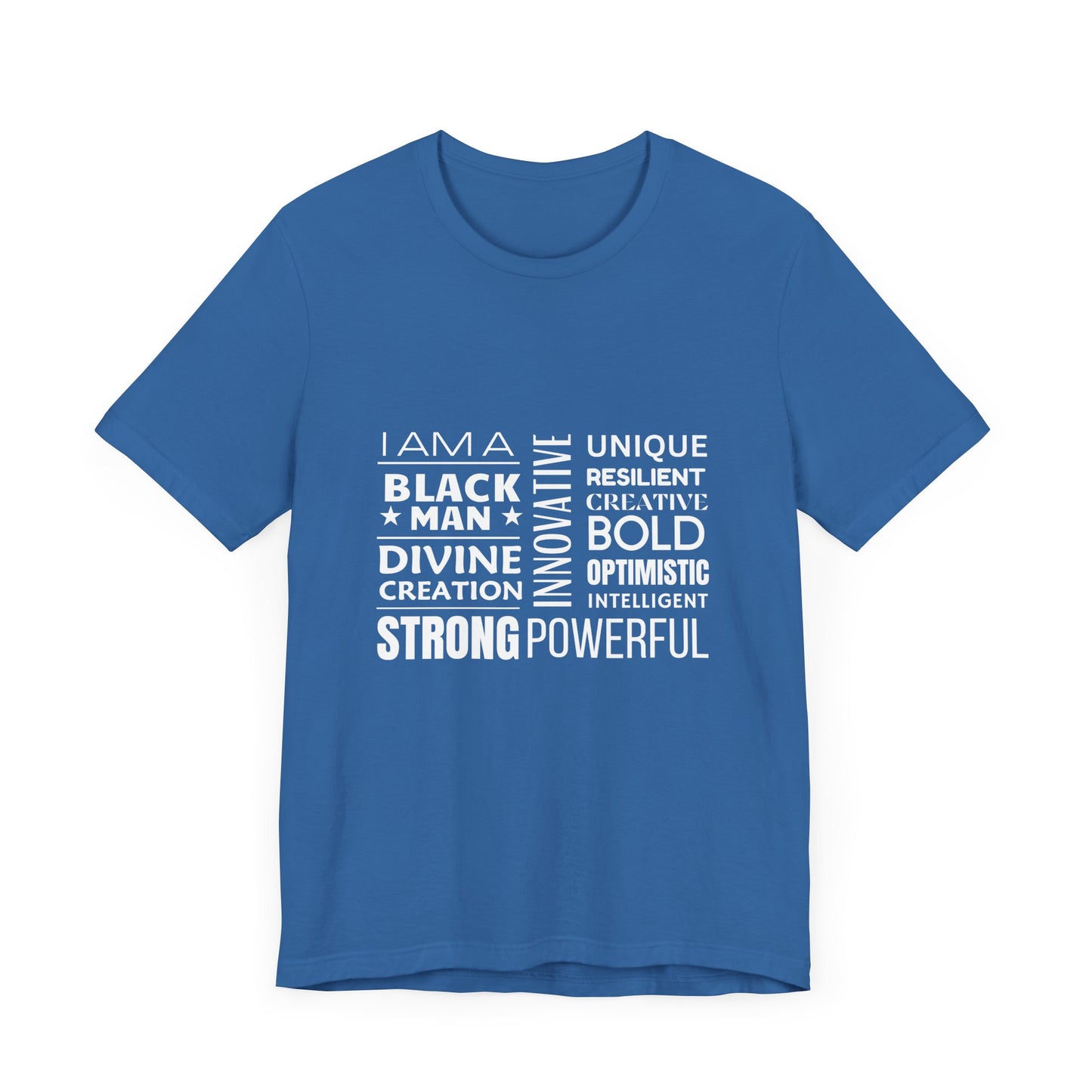 Empowering Black Man Tee - Unisex Jersey Short Sleeve T-Shirt