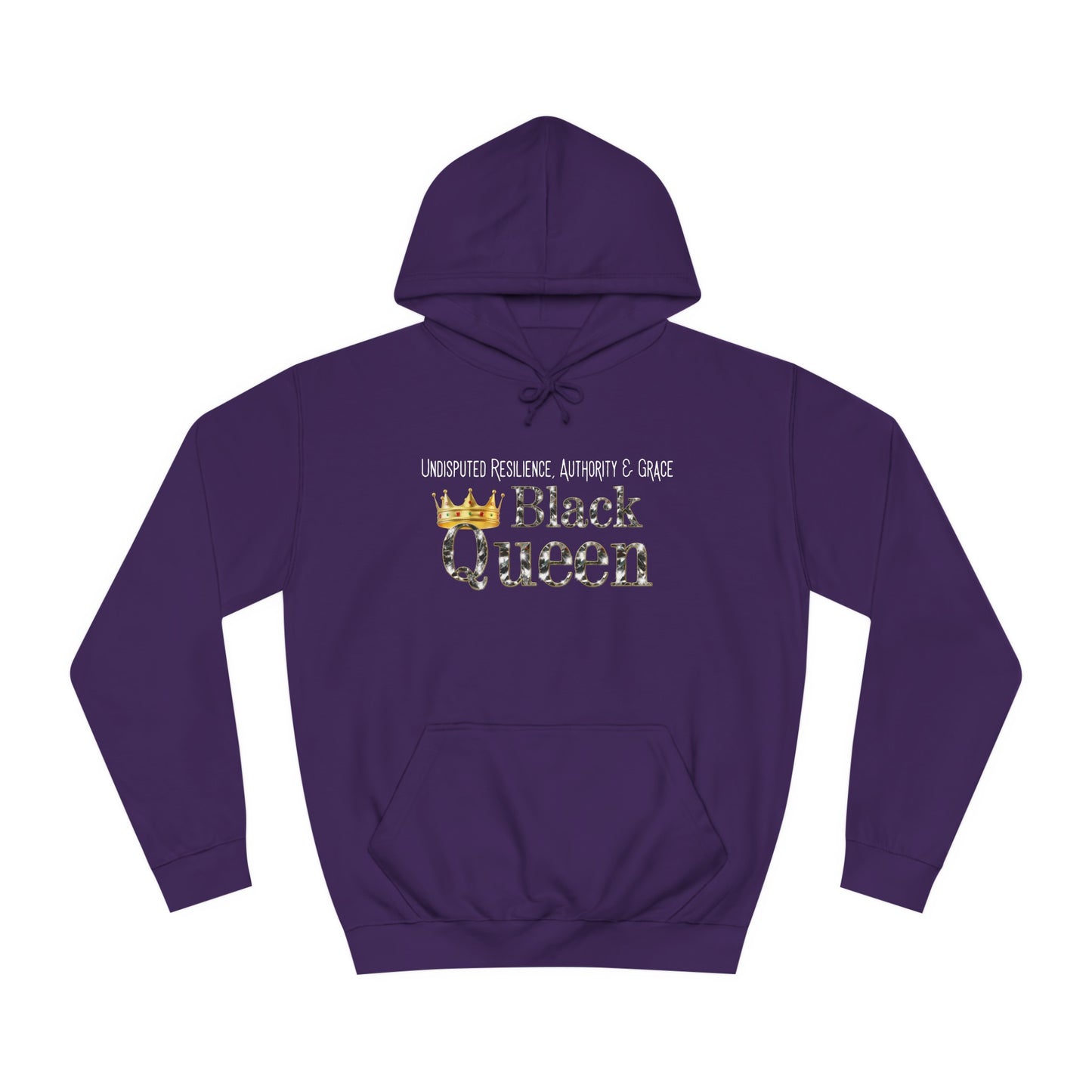 Black Queen Unisex College Hoodie