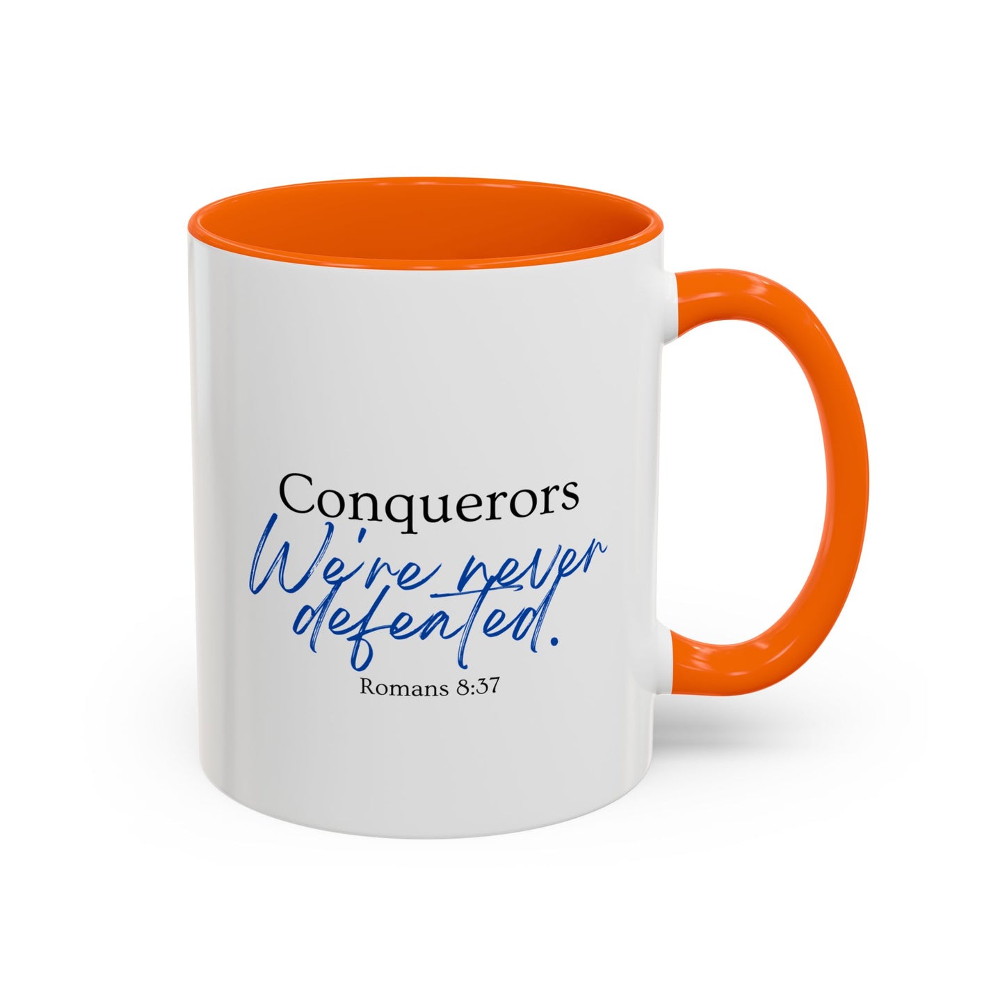Conquerors Blue Accent Coffee Mug, 11oz