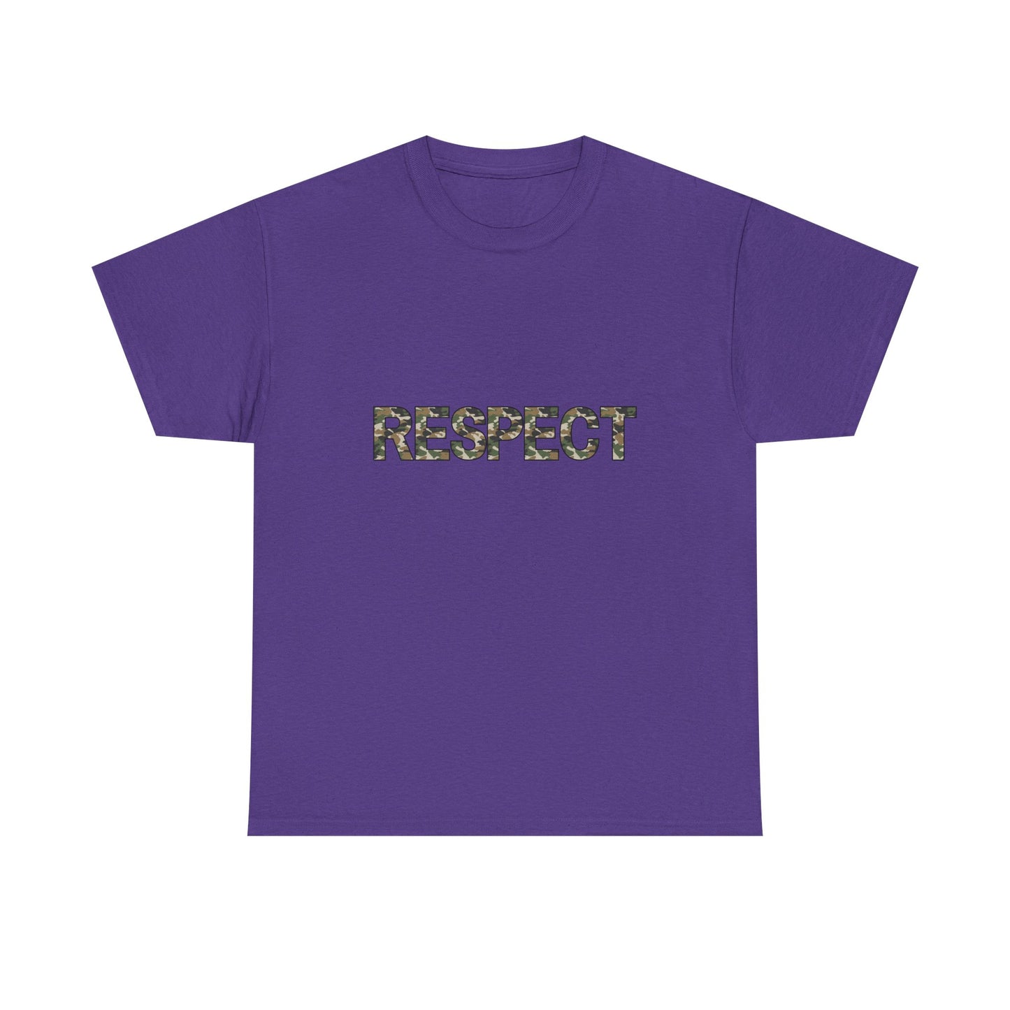 Unisex Heavy Cotton Tee - Camo Respect T-Shirt