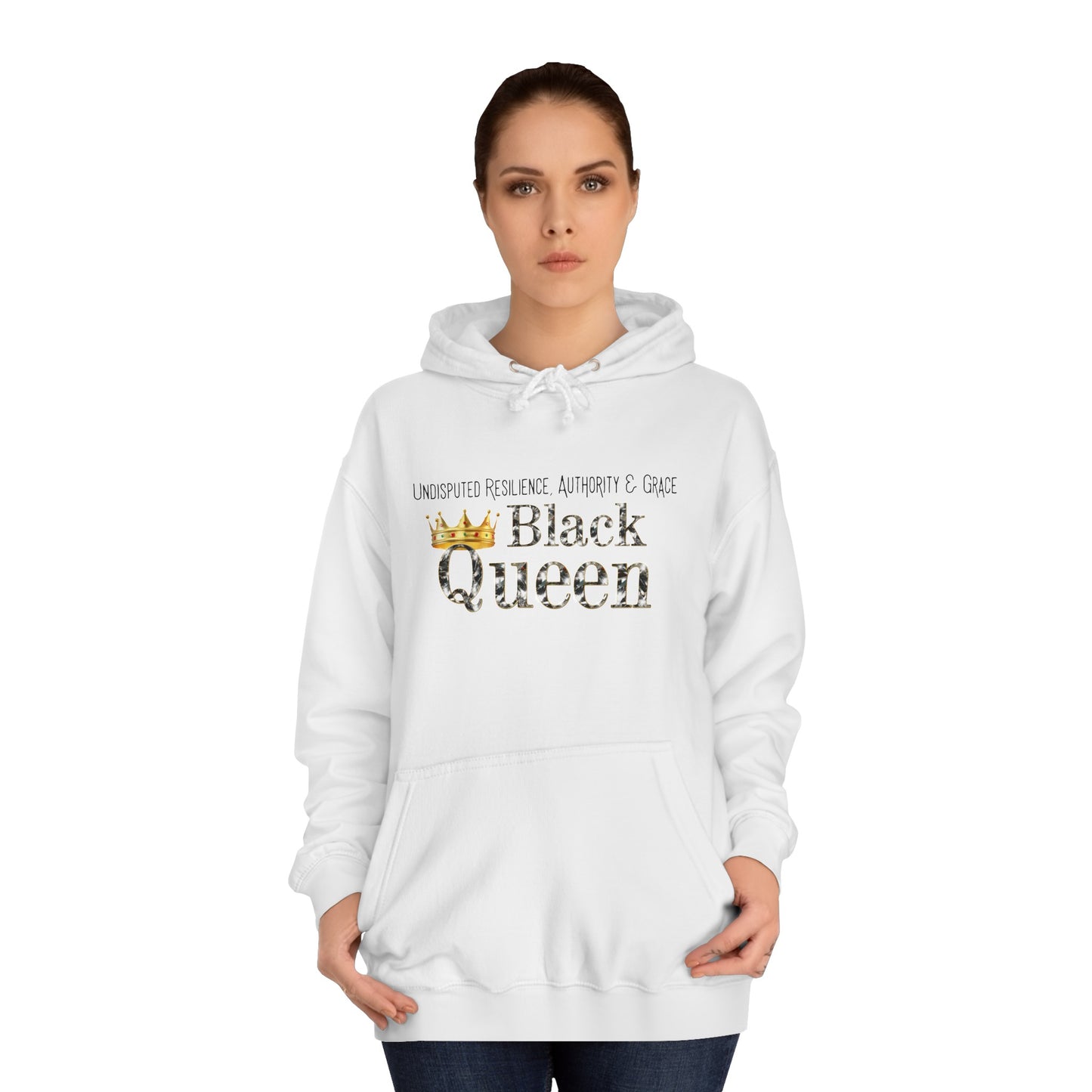 Black Queen Unisex College Hoodie