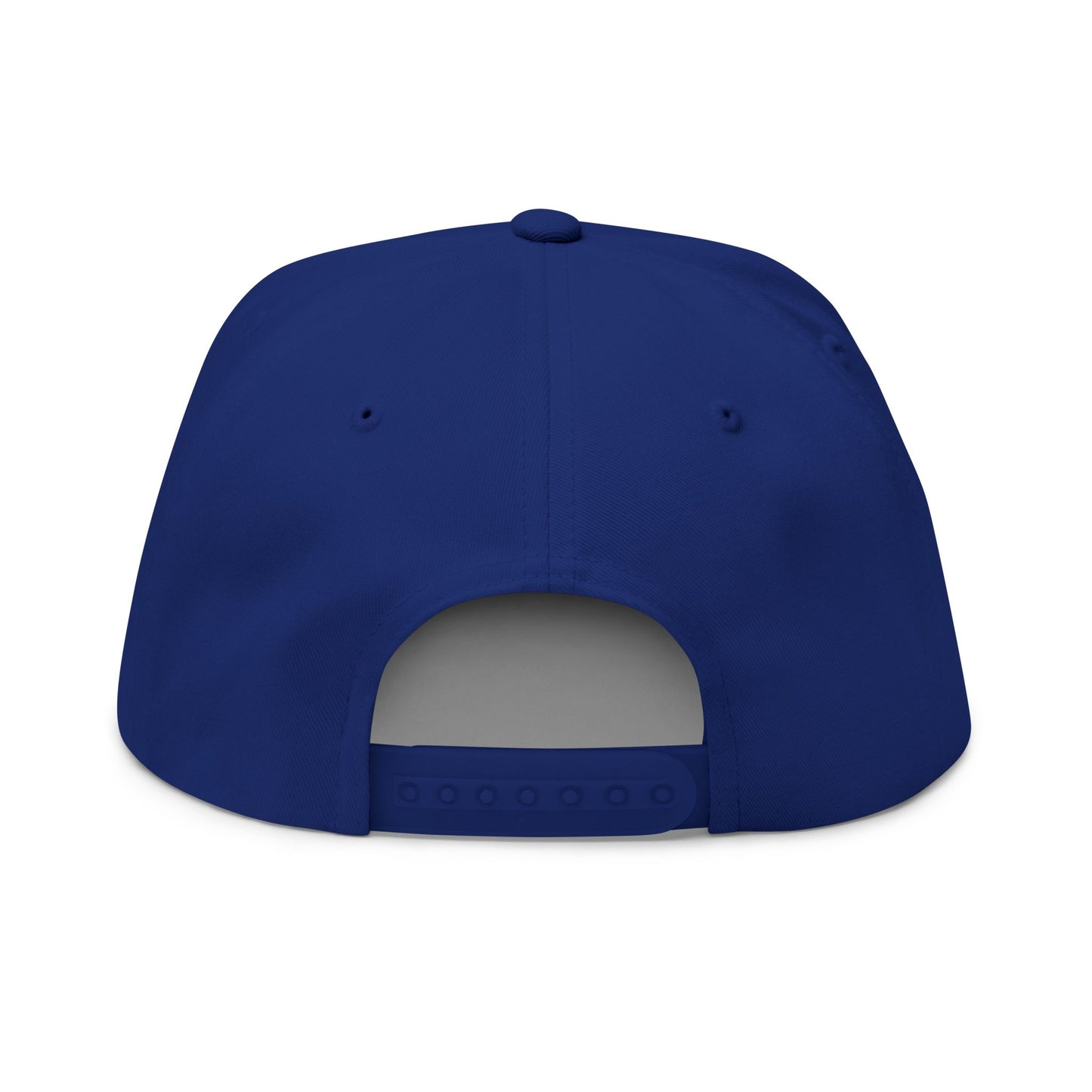 Stylish Flat Bill Cap - 'Code Word BLACK' Embroidered Snapback