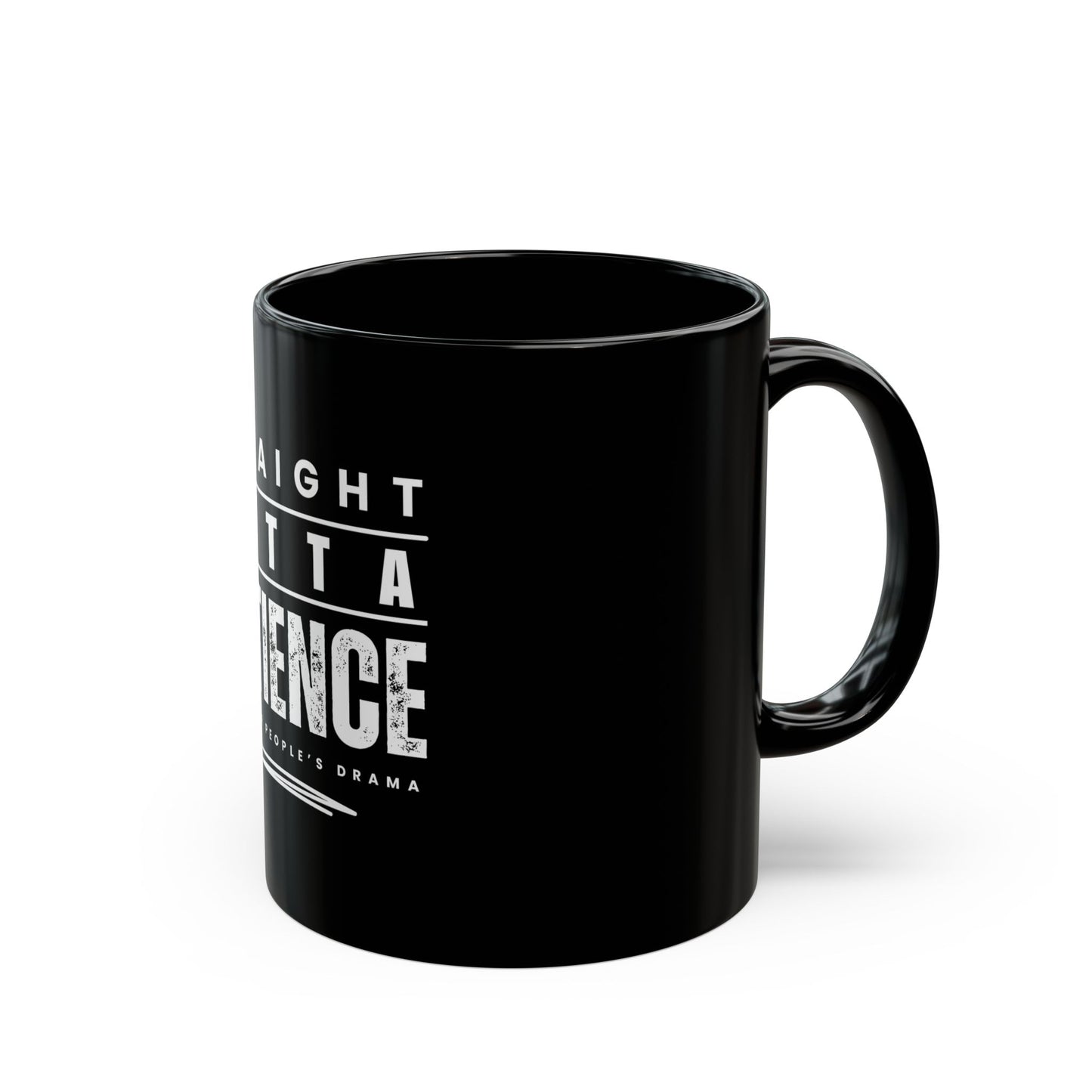 Outta Patience Black Mug (11oz, 15oz)
