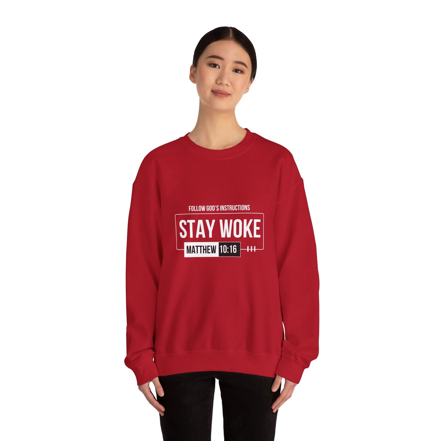 Stay Woke 1 Unisex Heavy Blend™ Crewneck Sweatshirt