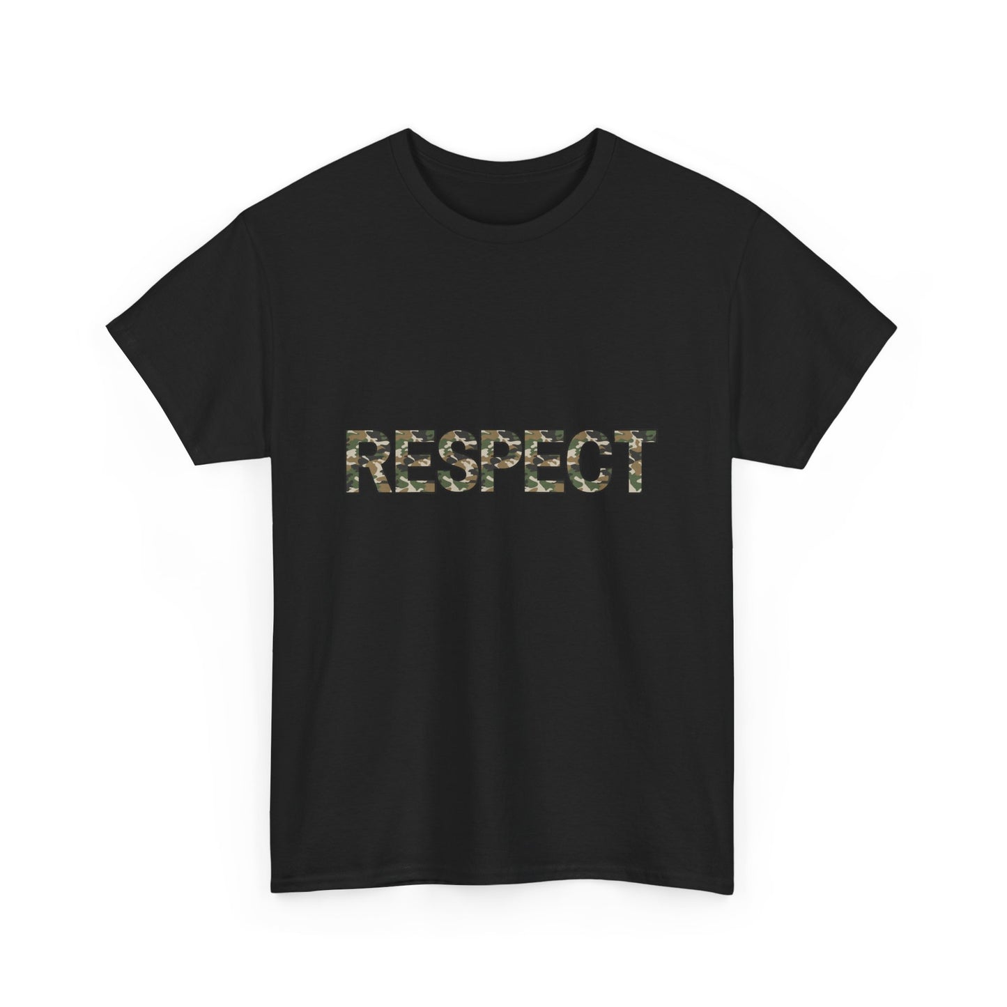 Unisex Heavy Cotton Tee - Camo Respect T-Shirt