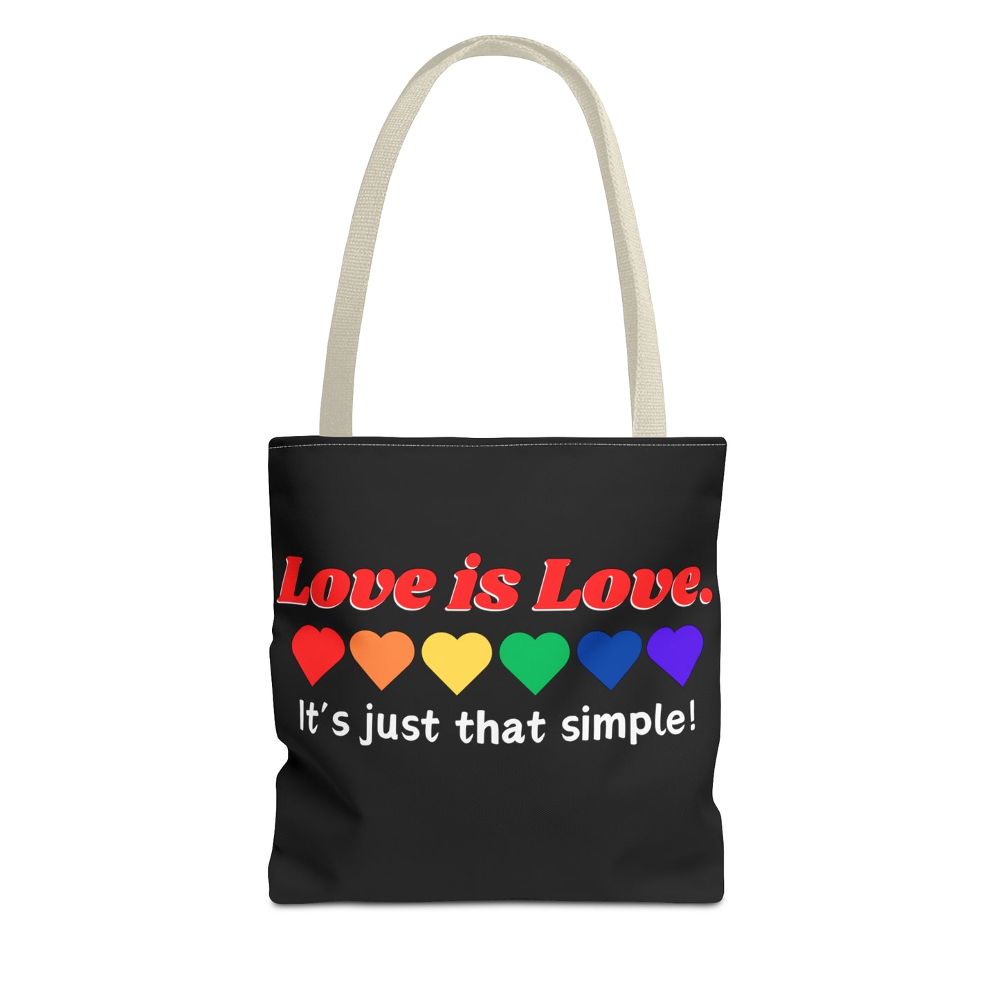 Love is Love Tote Bag (AOP)
