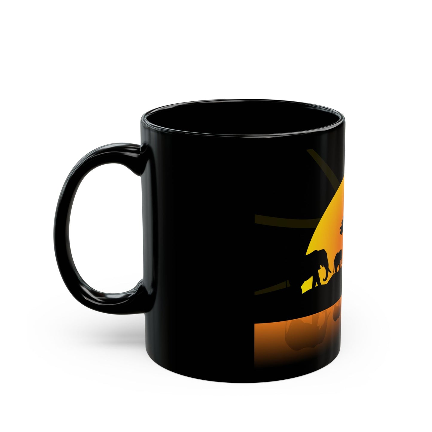 African Sunset Black Mug (11oz, 15oz)
