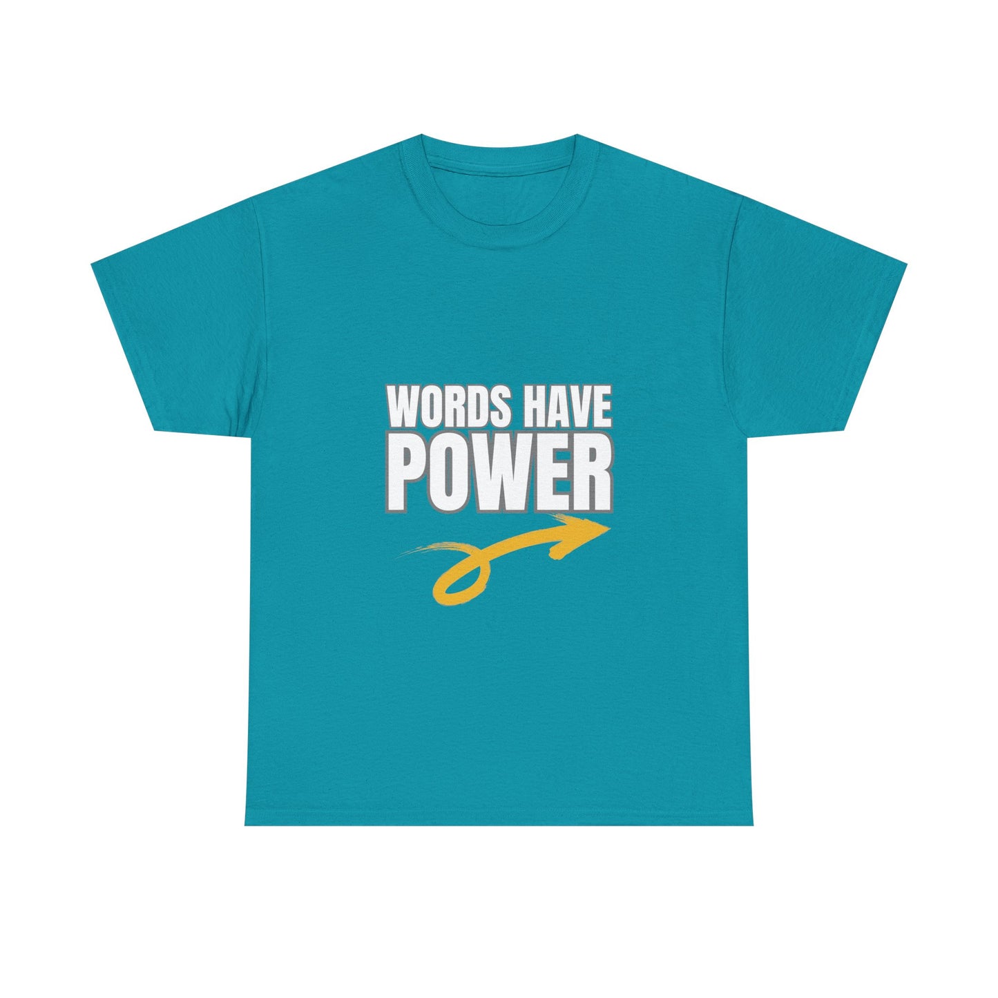 Words Have Power (Garvey) - Unisex Heavy Cotton Tee