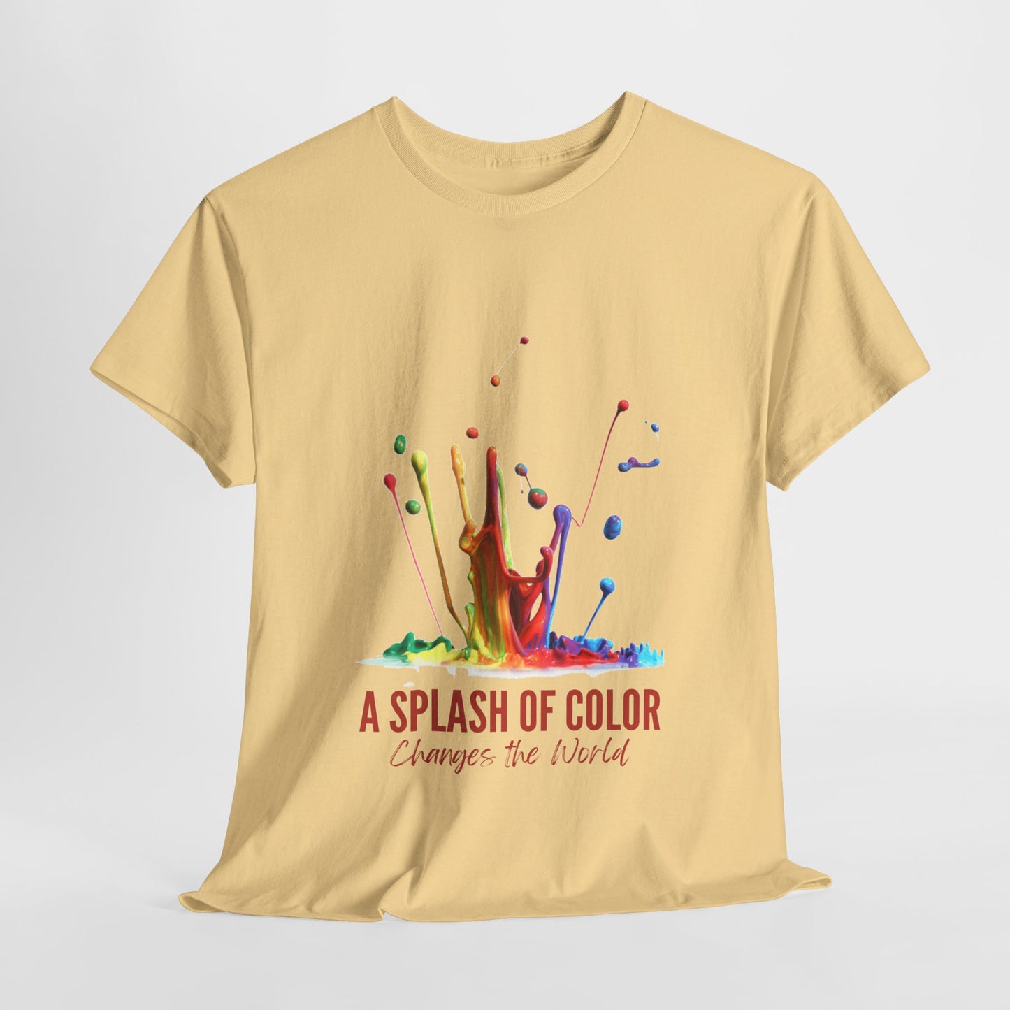 A Splash of Color Unisex Heavy Cotton Tee