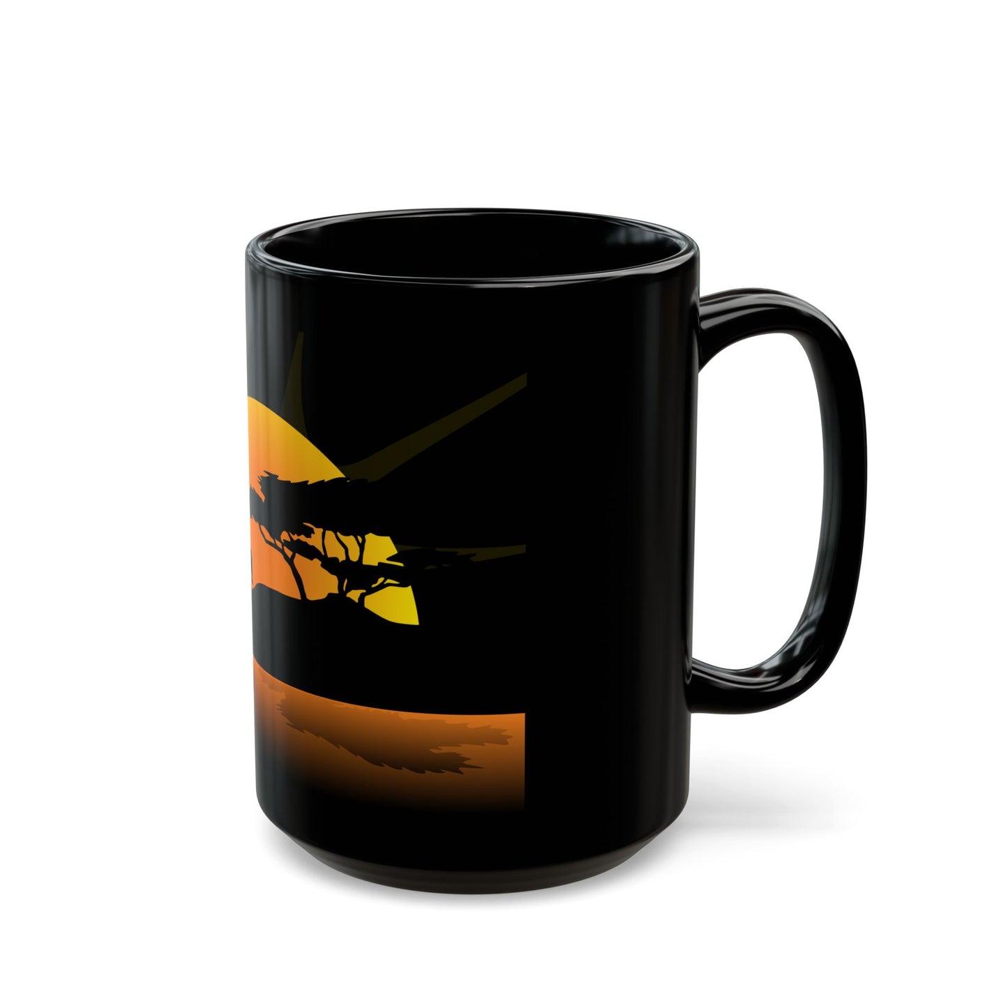 African Sunset Black Mug (11oz, 15oz)