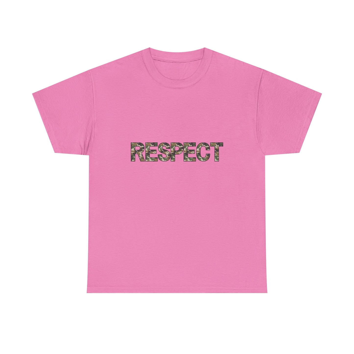 Unisex Heavy Cotton Tee - Camo Respect T-Shirt
