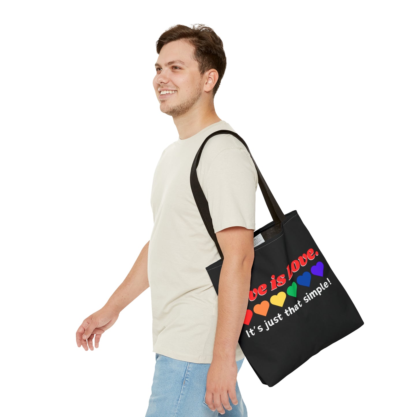 Love is Love Tote Bag (AOP)
