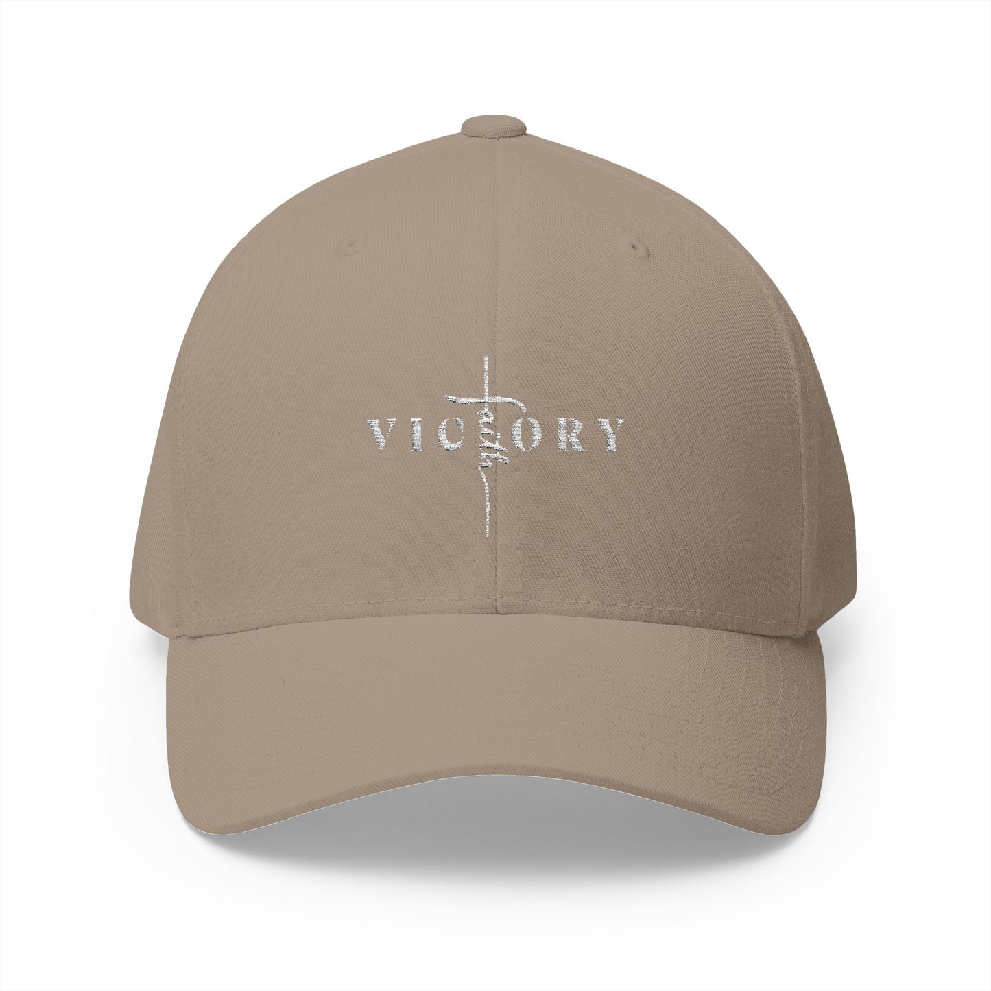 Victory Embroidered Closed-Back Cap - Stylish Baseball Hat for Inspirational Living