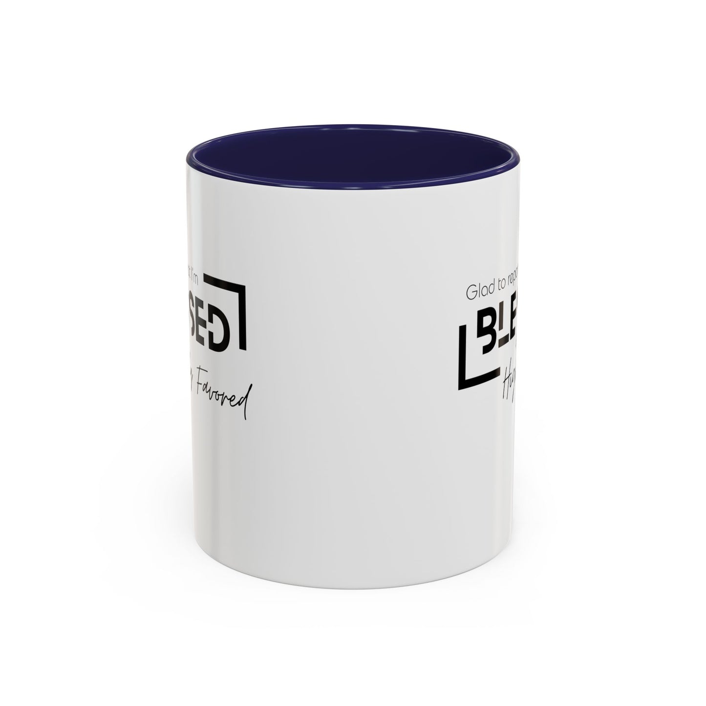 Blessed & Highly Favored Accent Coffee Mug, 11oz