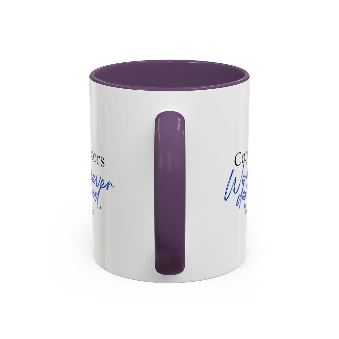 Conquerors Blue Accent Coffee Mug, 11oz