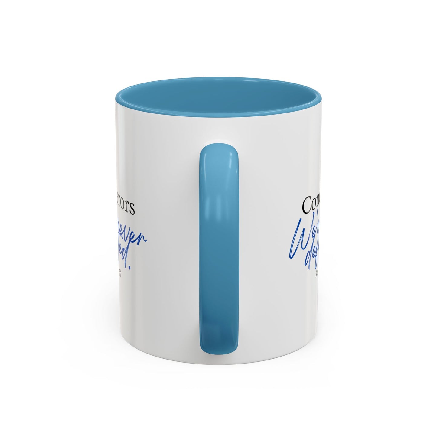 Conquerors Blue Accent Coffee Mug, 11oz
