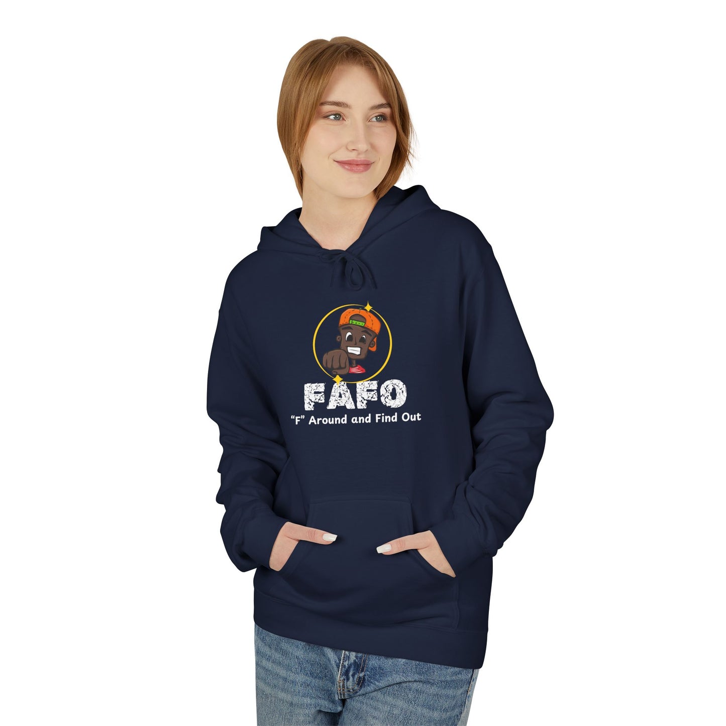 "F" Around and Find Out-Inspired Unisex Fleece Hoodie - Cozy Style & Warmth