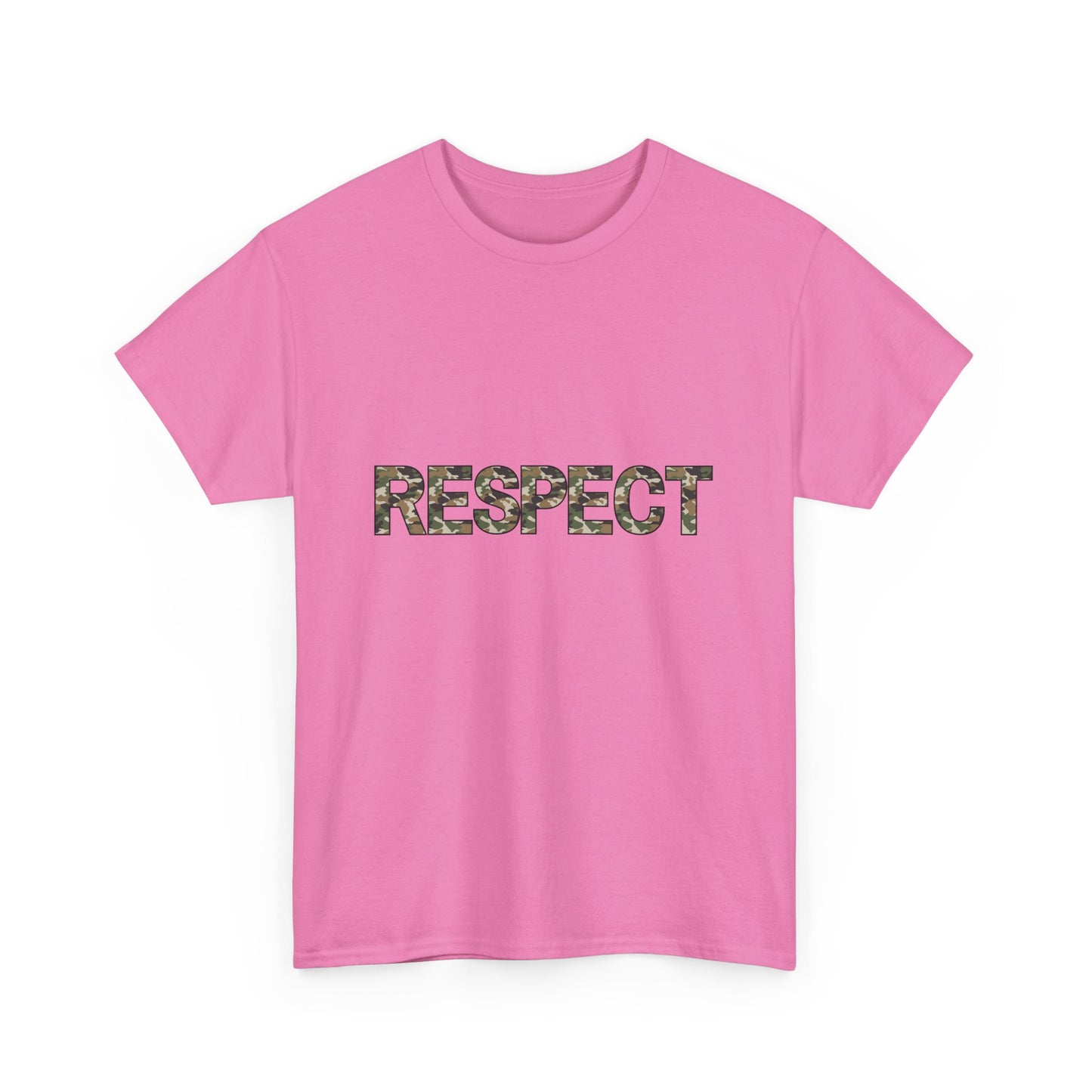 Unisex Heavy Cotton Tee - Camo Respect T-Shirt