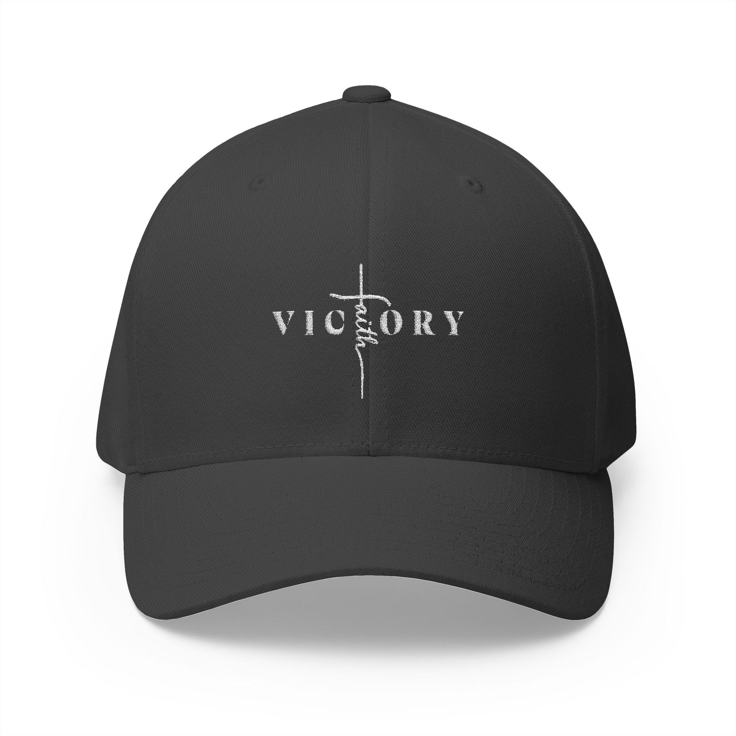 Victory Embroidered Closed-Back Cap - Stylish Baseball Hat for Inspirational Living