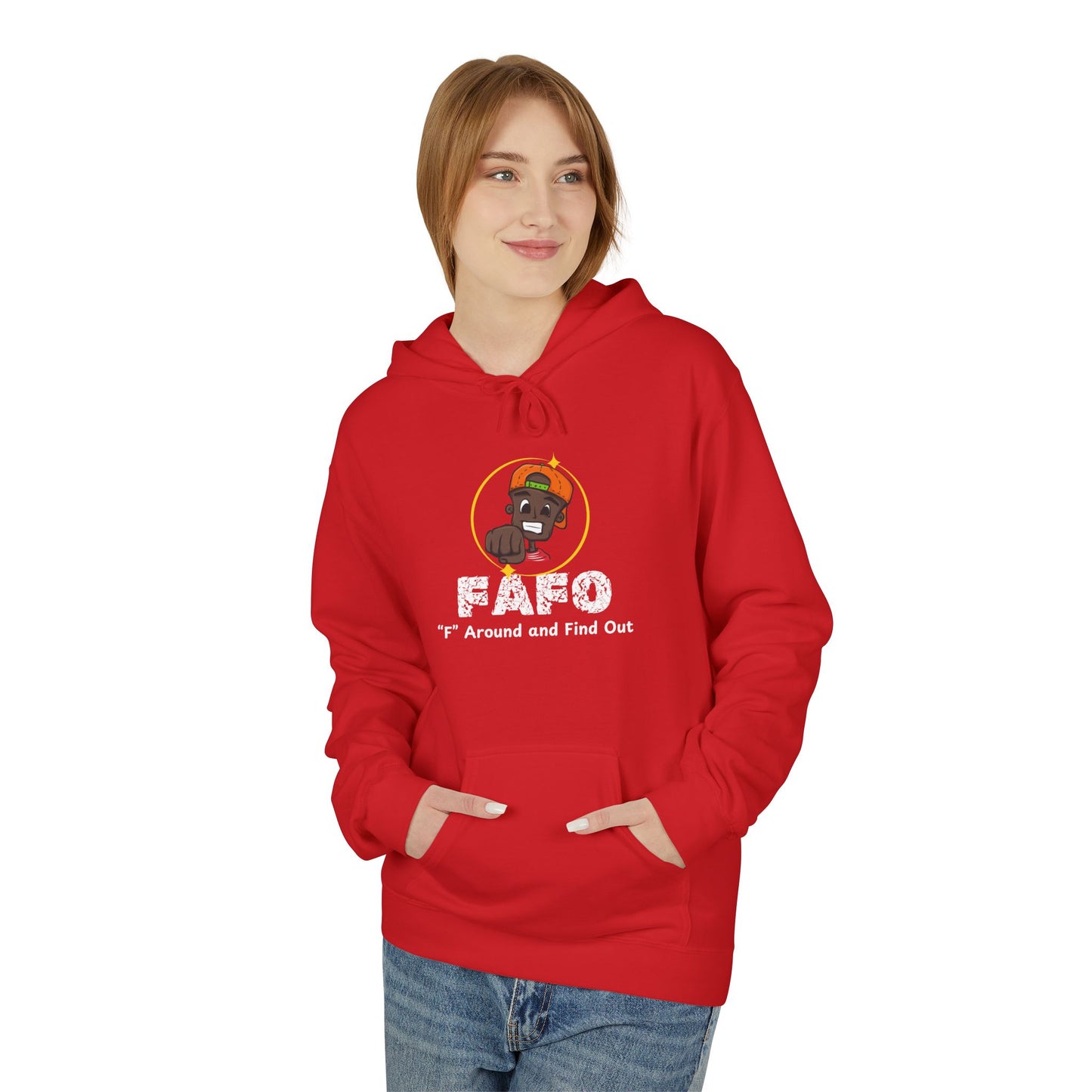 "F" Around and Find Out-Inspired Unisex Fleece Hoodie - Cozy Style & Warmth