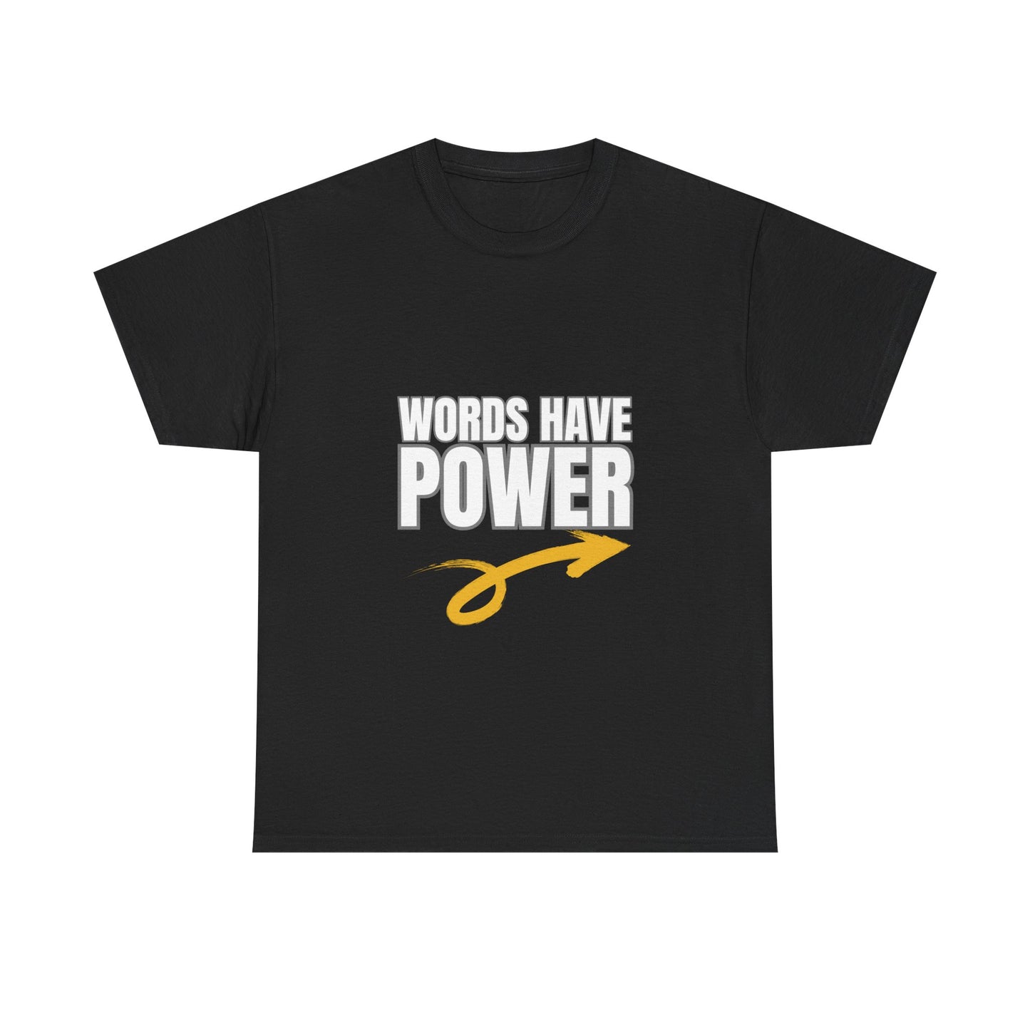 Words Have Power (Garvey) - Unisex Heavy Cotton Tee