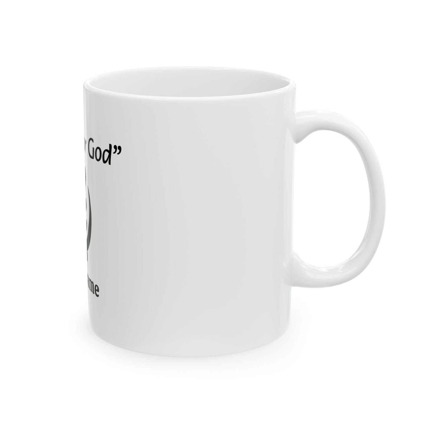 Gye Nyame Ceramic Mug, 11oz